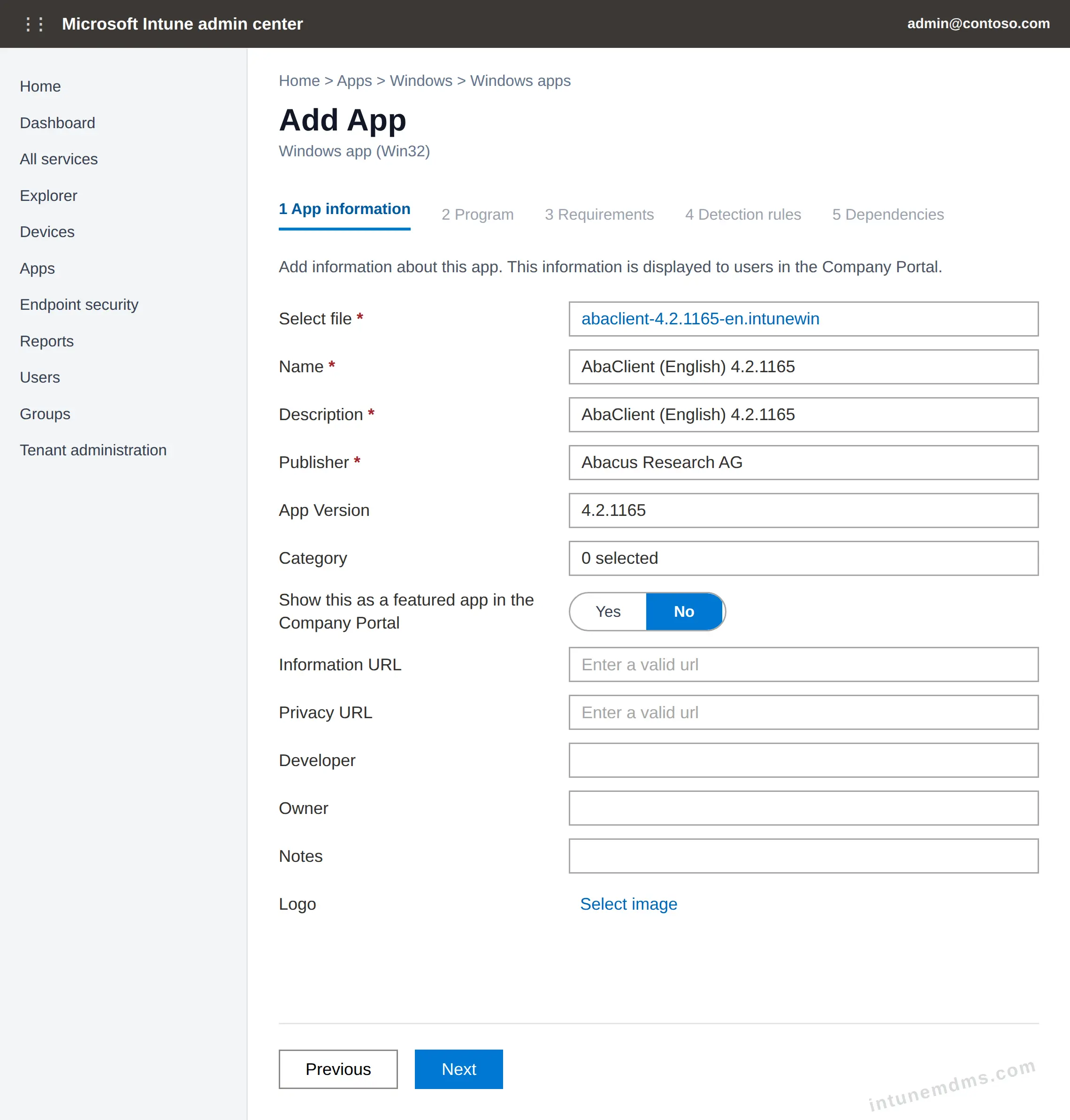 intunemdms-generated-appinfo