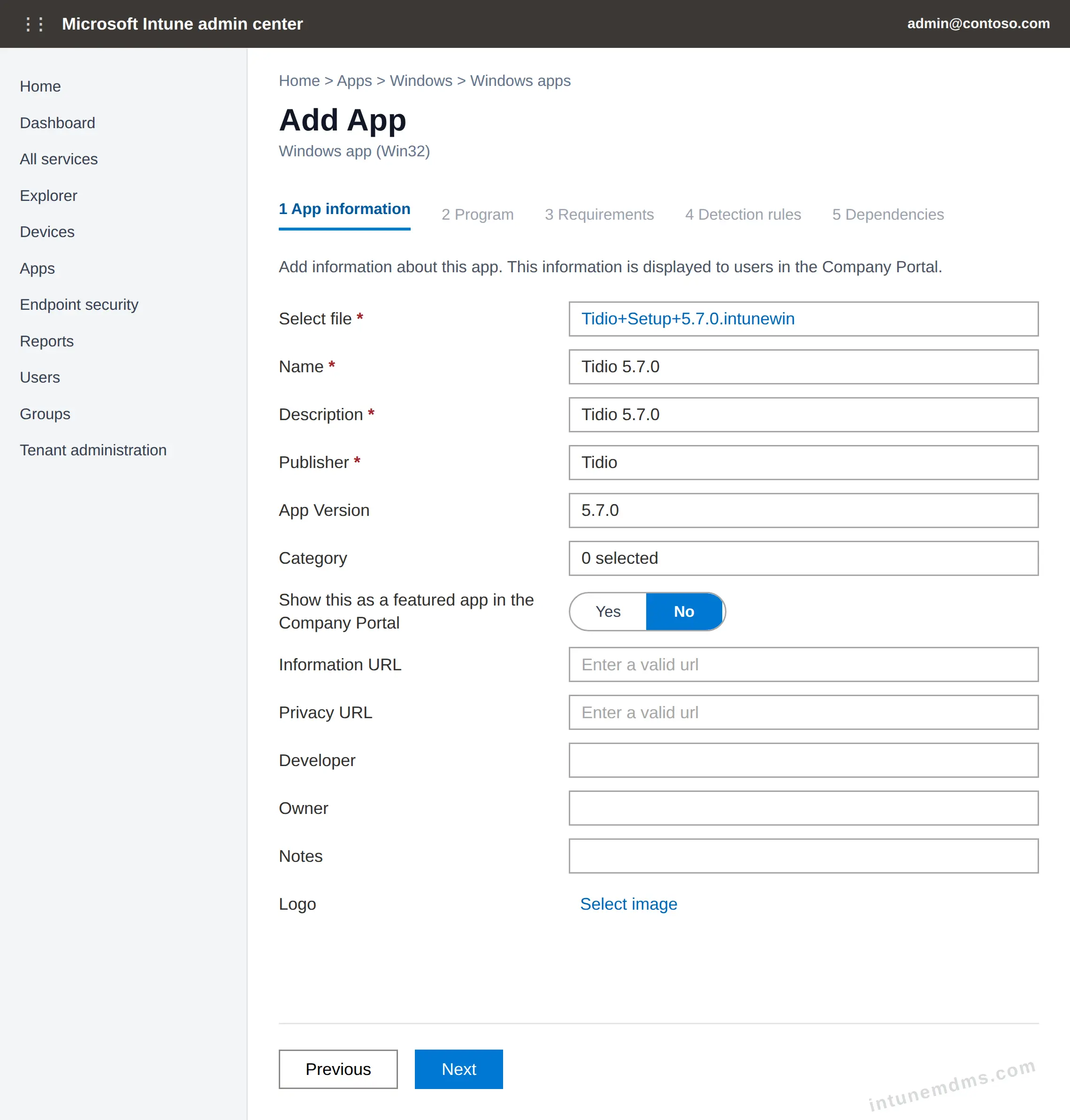intunemdms-generated-appinfo