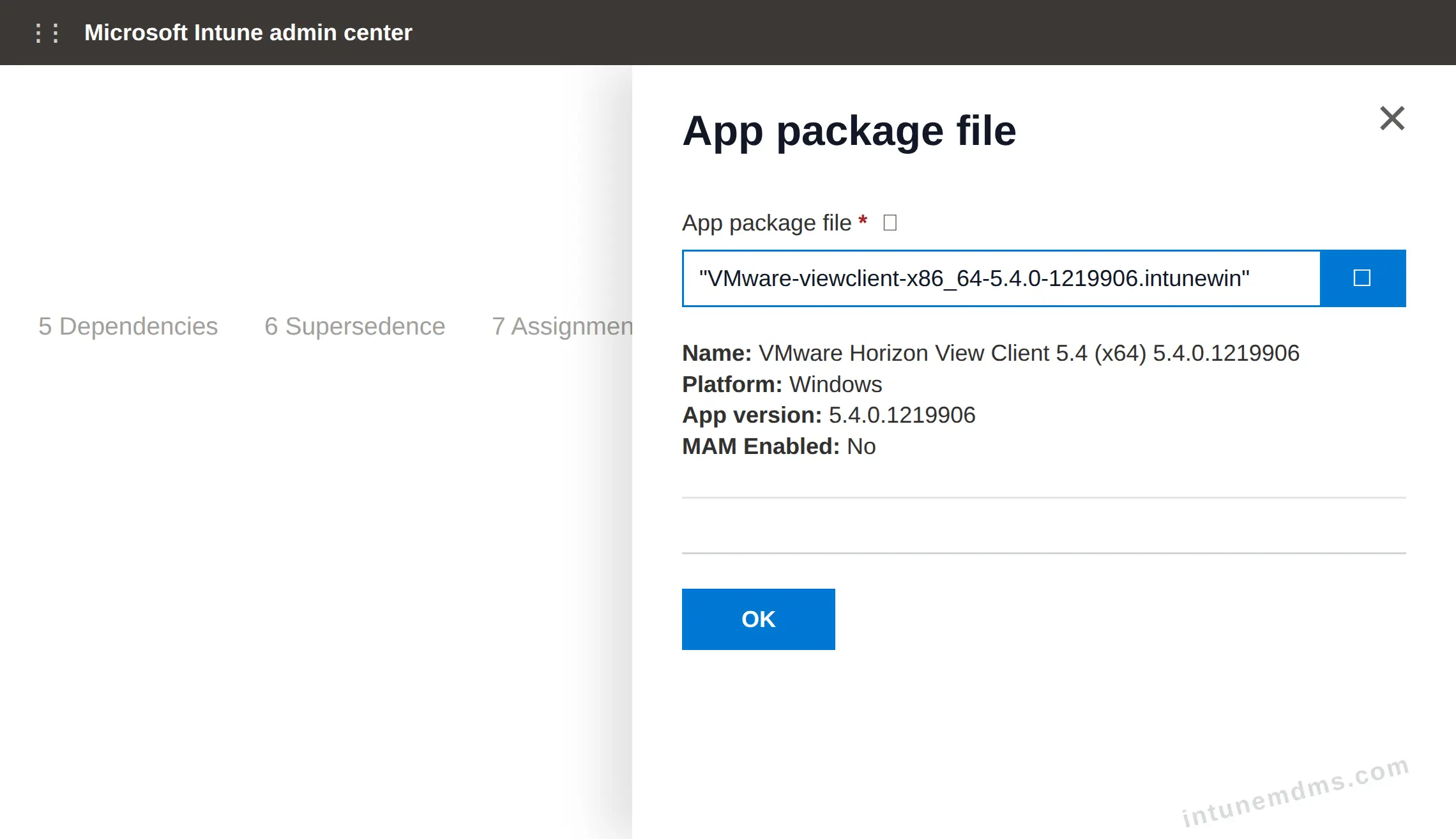 intunemdms-generated-packagefile