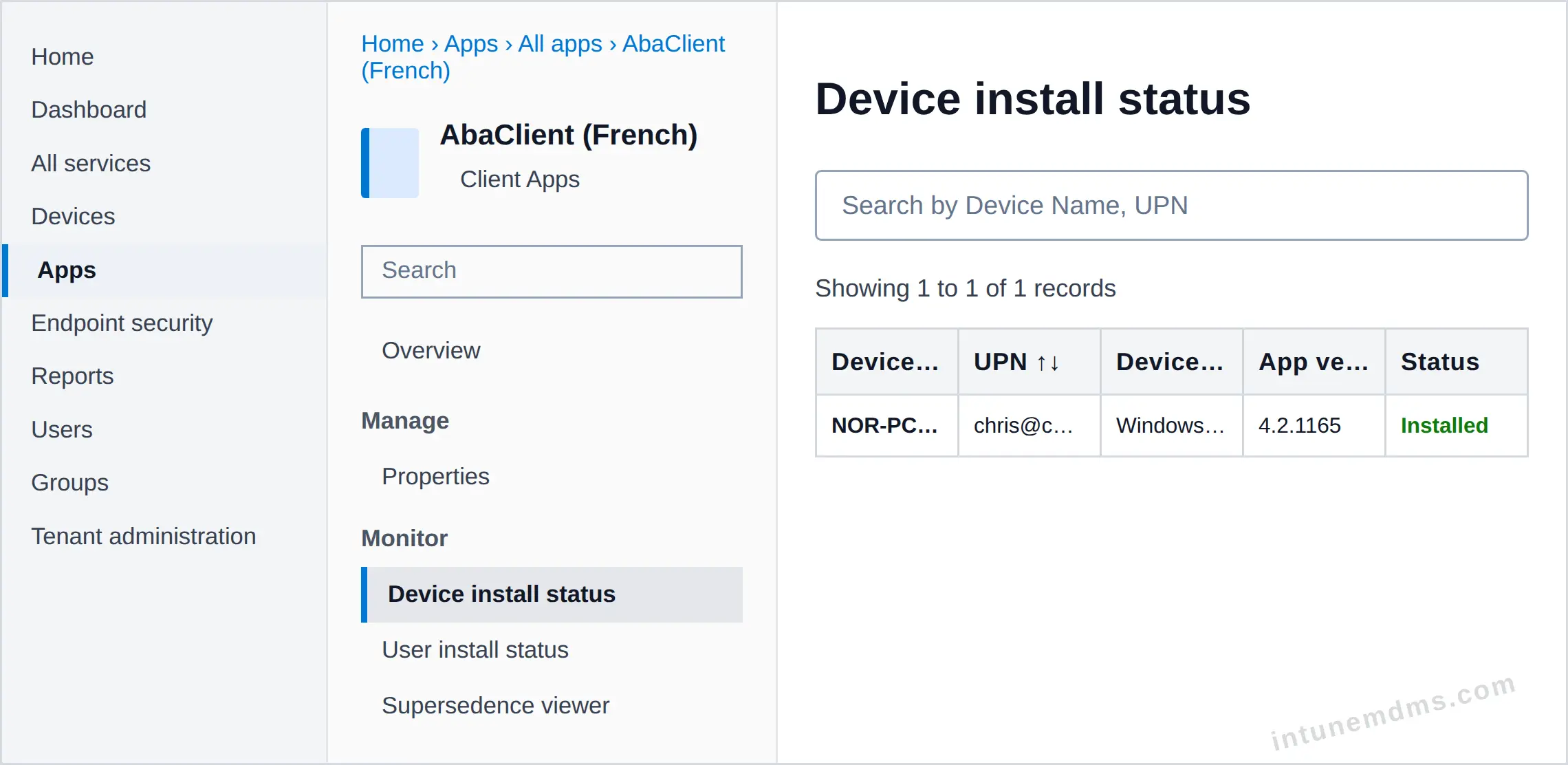 intunemdms-generated-tracking-device