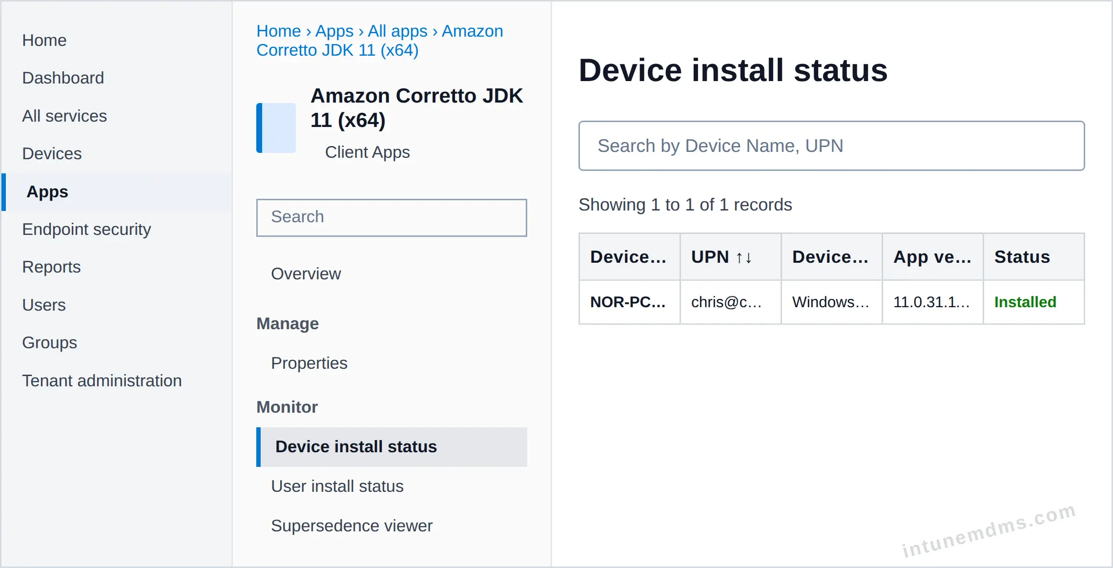 intunemdms-generated-tracking-device