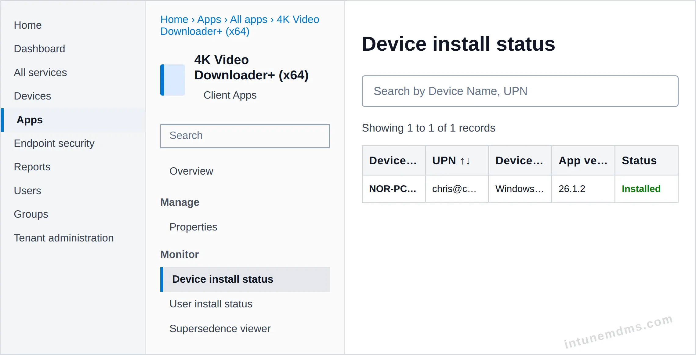 intunemdms-generated-tracking-device