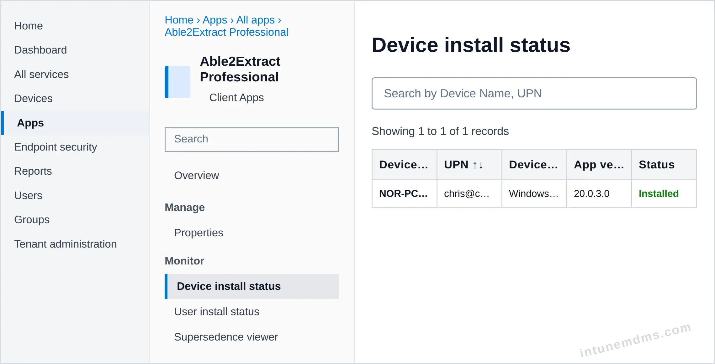 intunemdms-generated-tracking-device