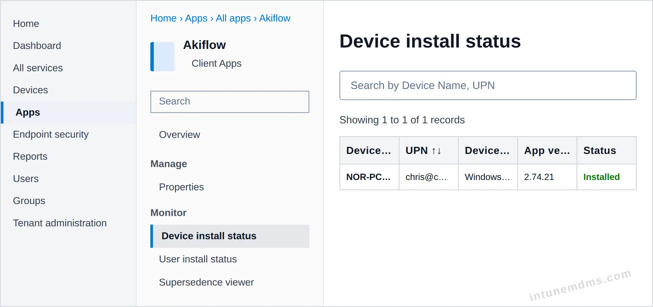 intunemdms-generated-tracking-device