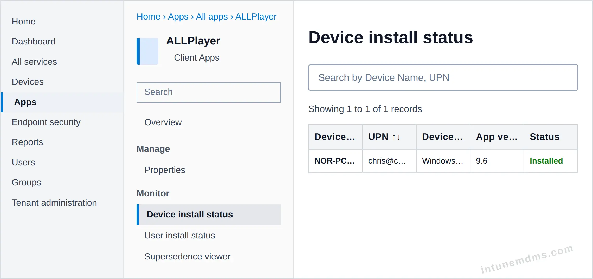 intunemdms-generated-tracking-device
