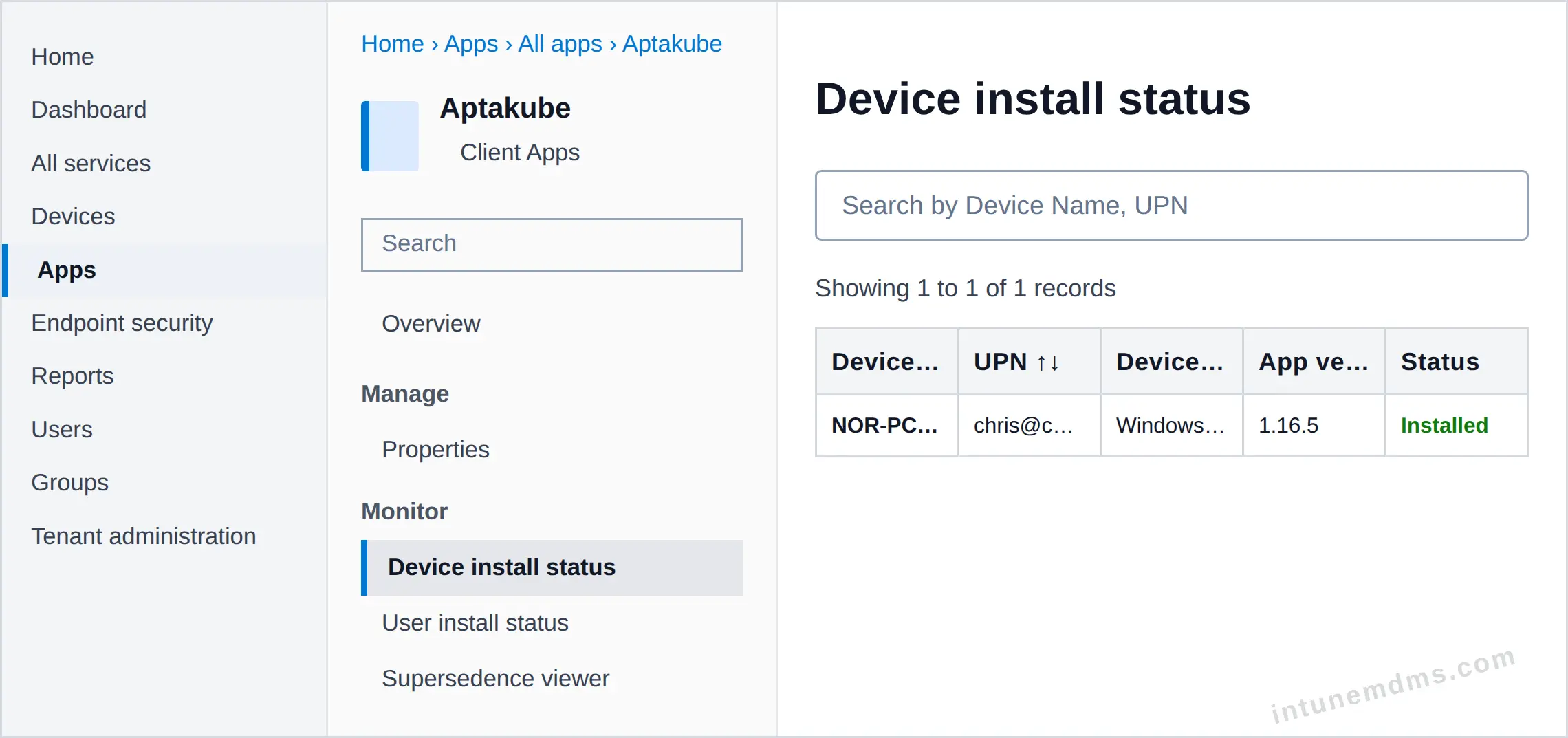 intunemdms-generated-tracking-device