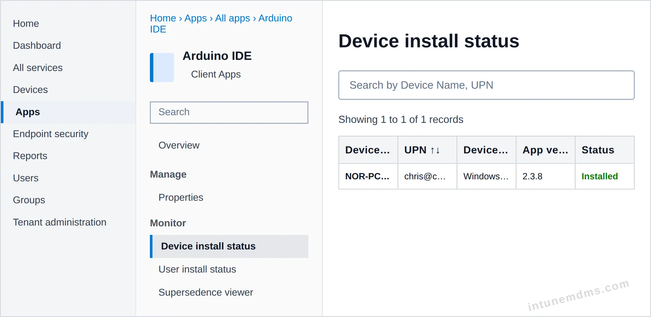 intunemdms-generated-tracking-device