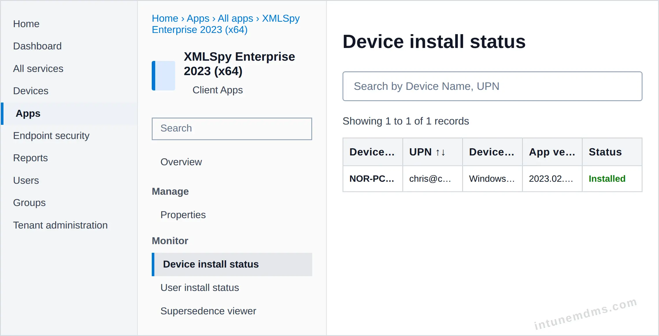 intunemdms-generated-tracking-device