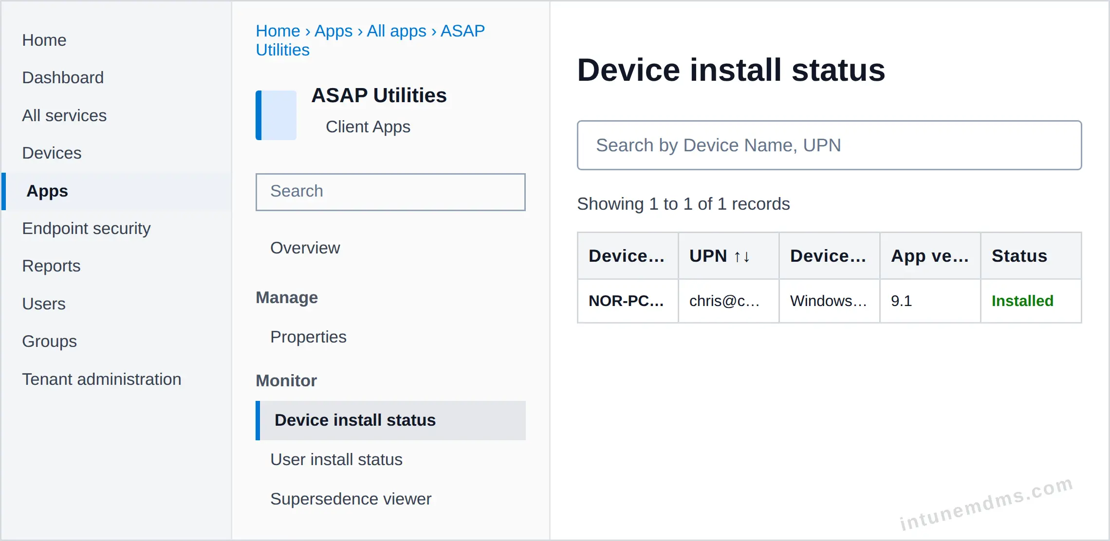 intunemdms-generated-tracking-device