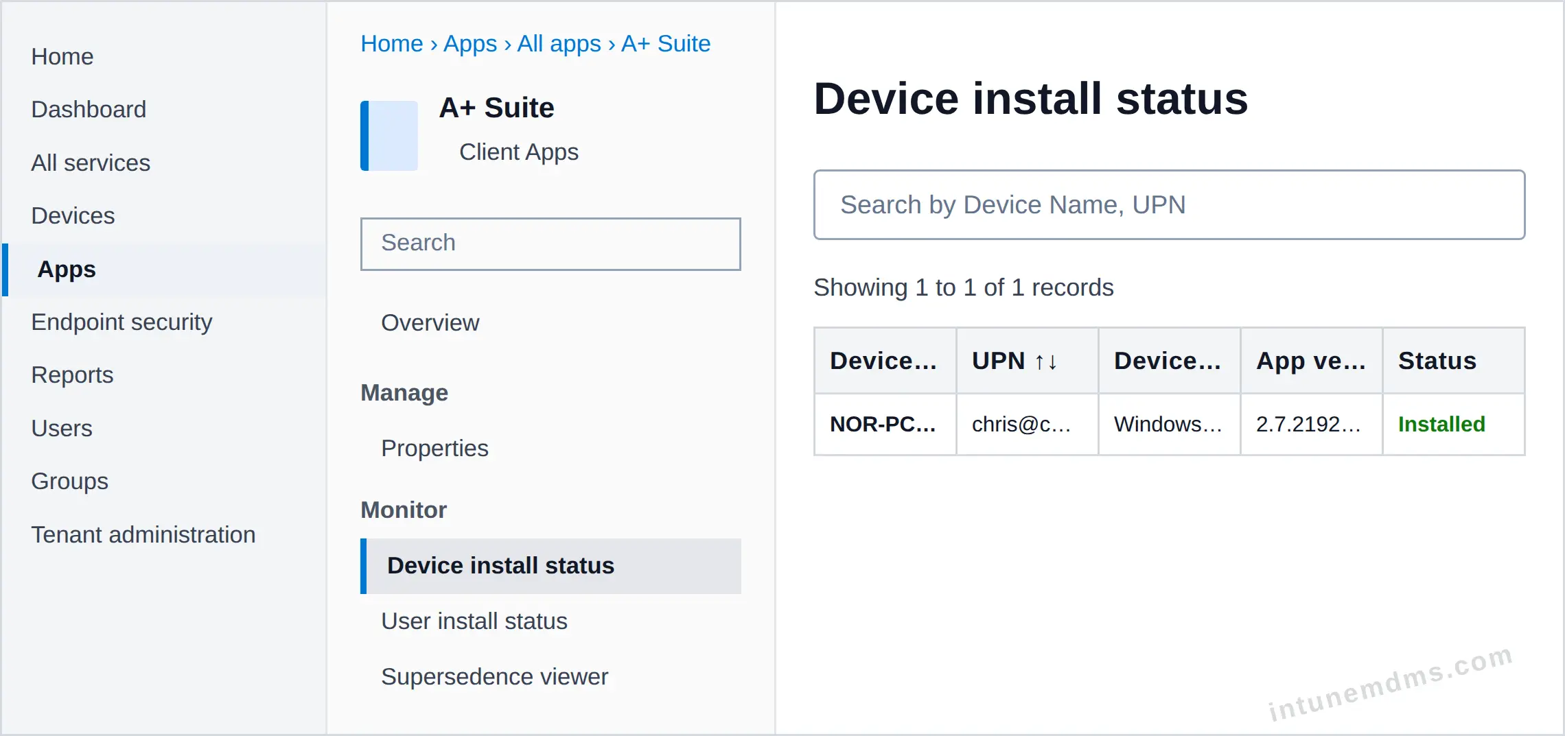 intunemdms-generated-tracking-device