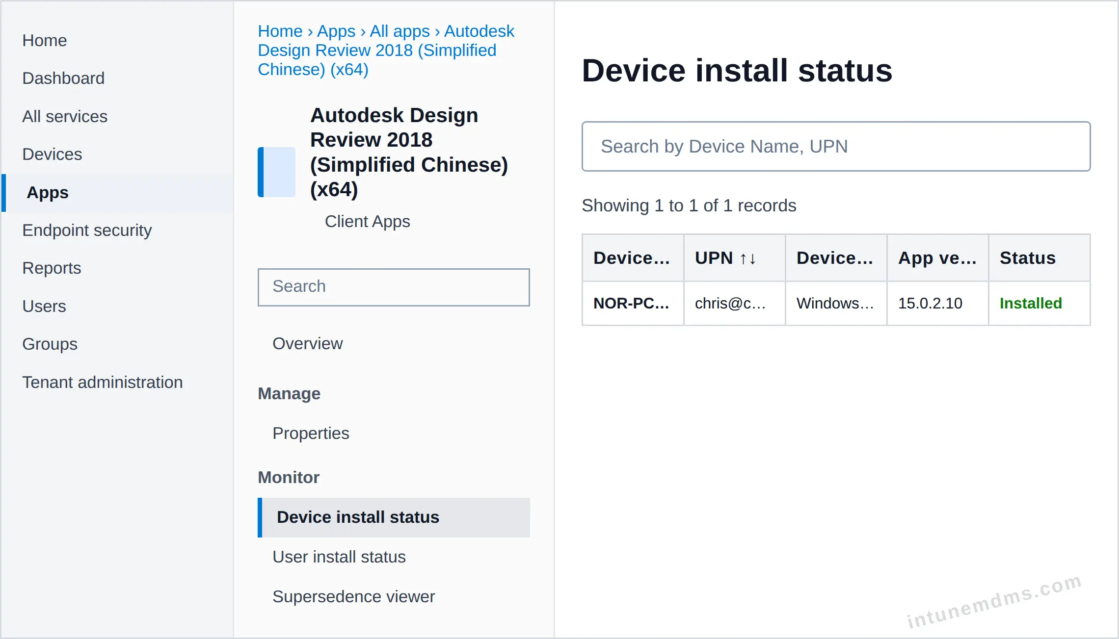 intunemdms-generated-tracking-device