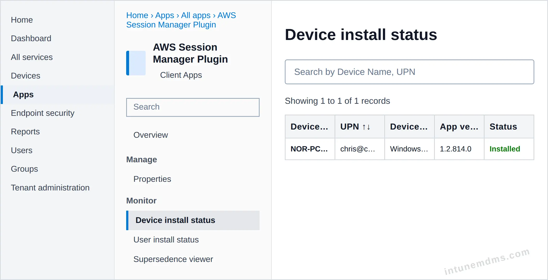 intunemdms-generated-tracking-device