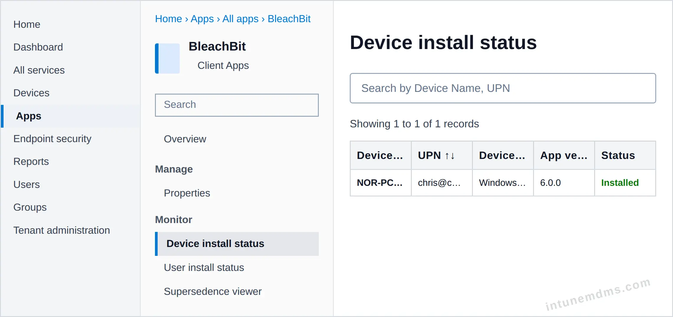 intunemdms-generated-tracking-device