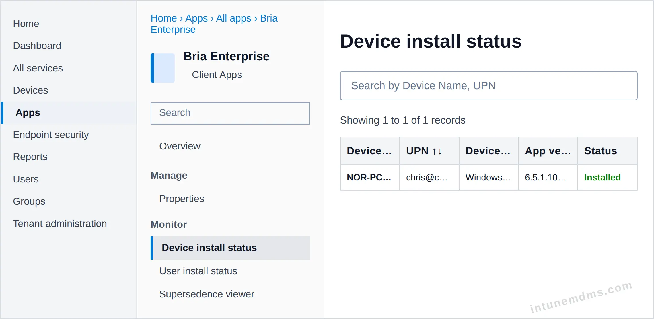 intunemdms-generated-tracking-device