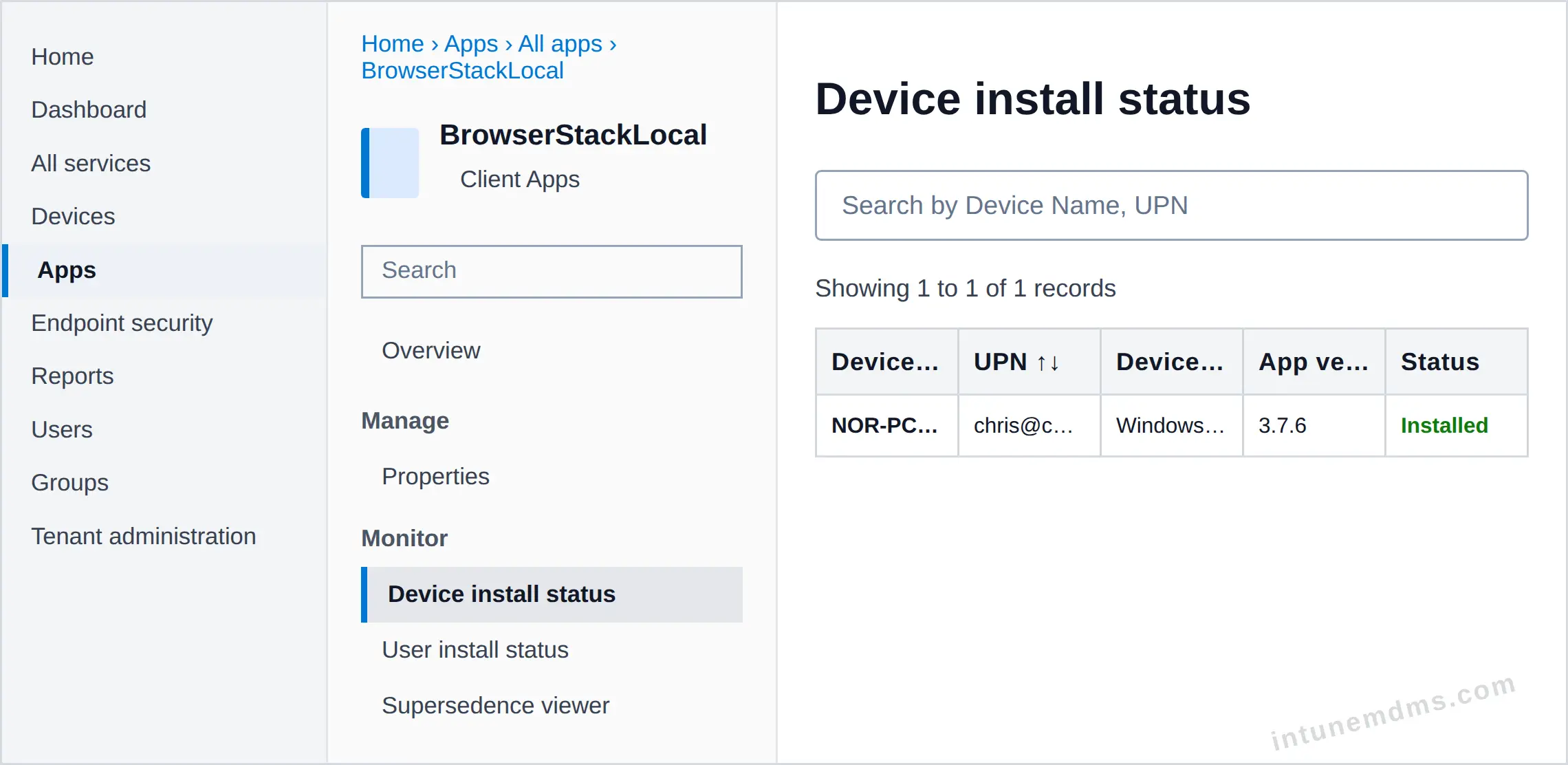 intunemdms-generated-tracking-device