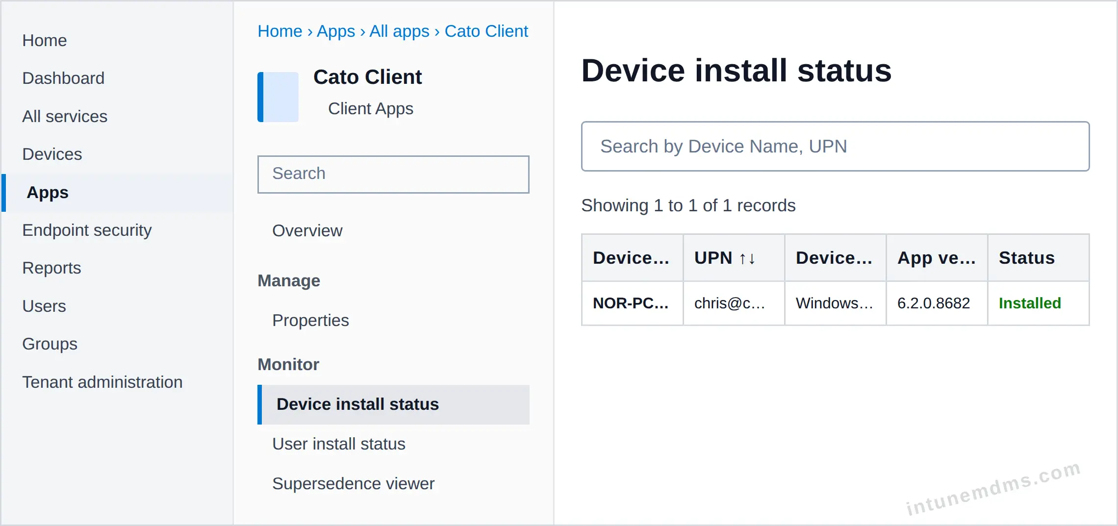 intunemdms-generated-tracking-device
