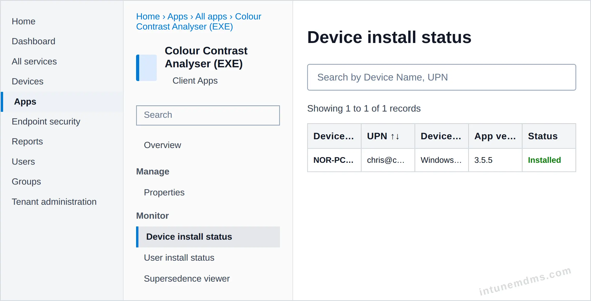 intunemdms-generated-tracking-device