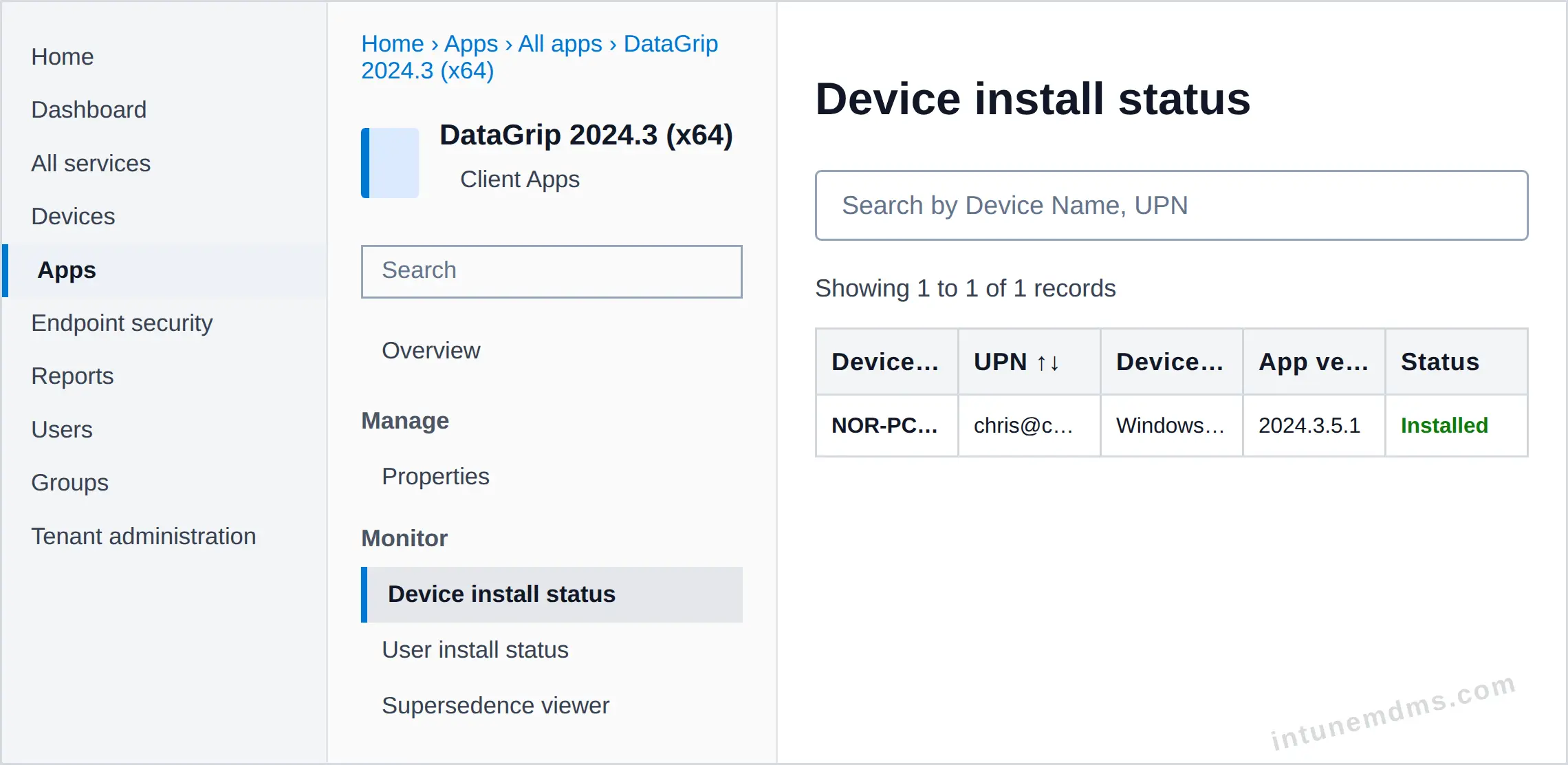 intunemdms-generated-tracking-device