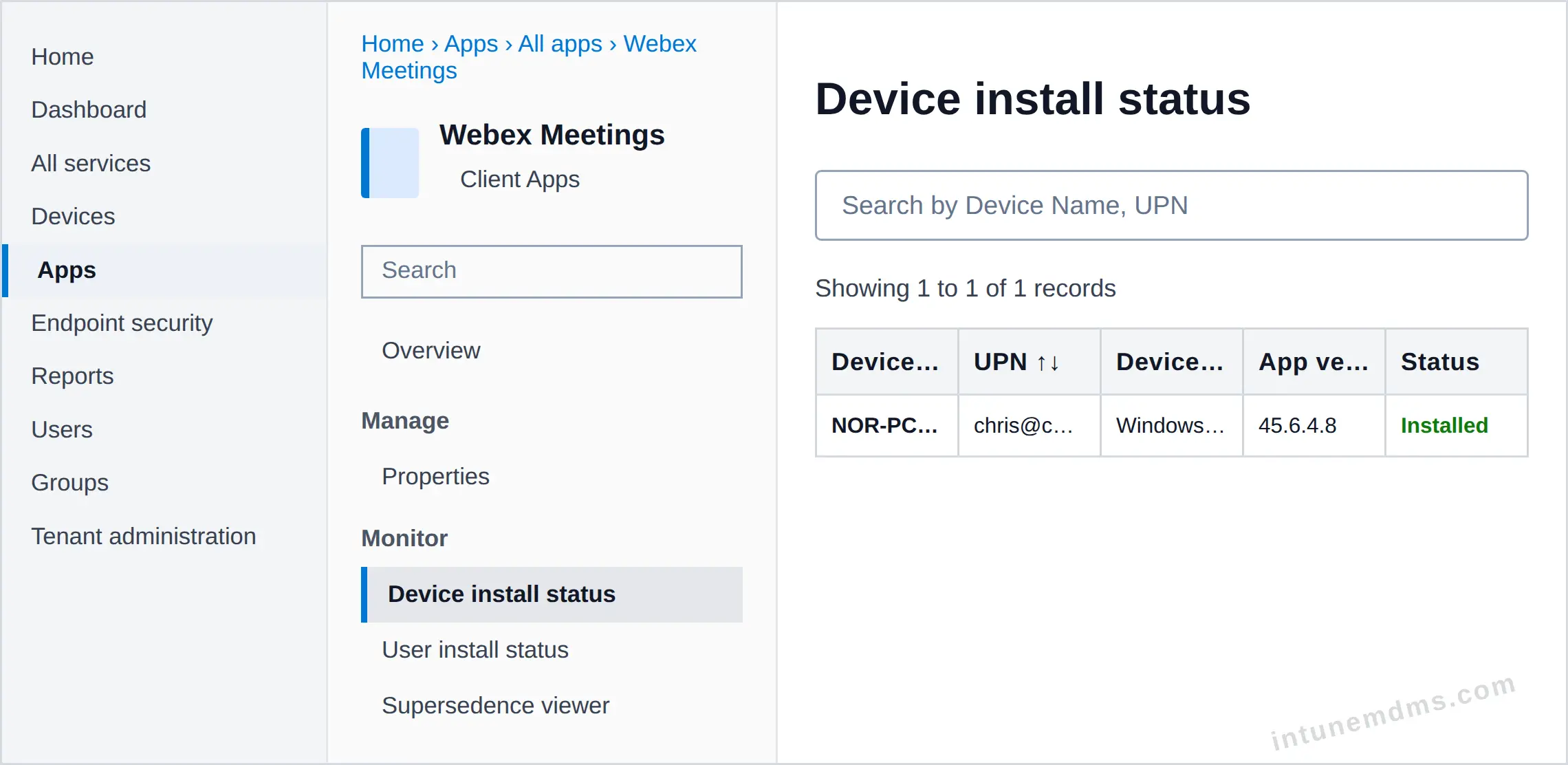 intunemdms-generated-tracking-device