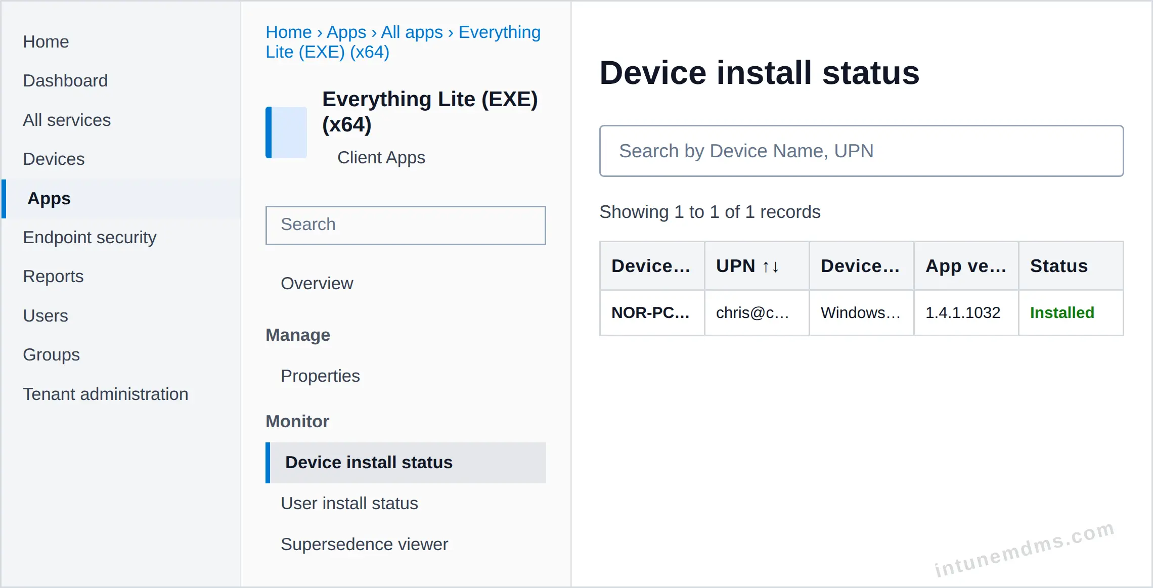 intunemdms-generated-tracking-device