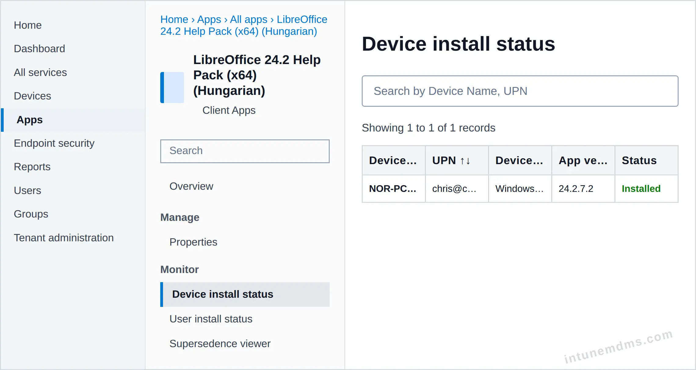 intunemdms-generated-tracking-device