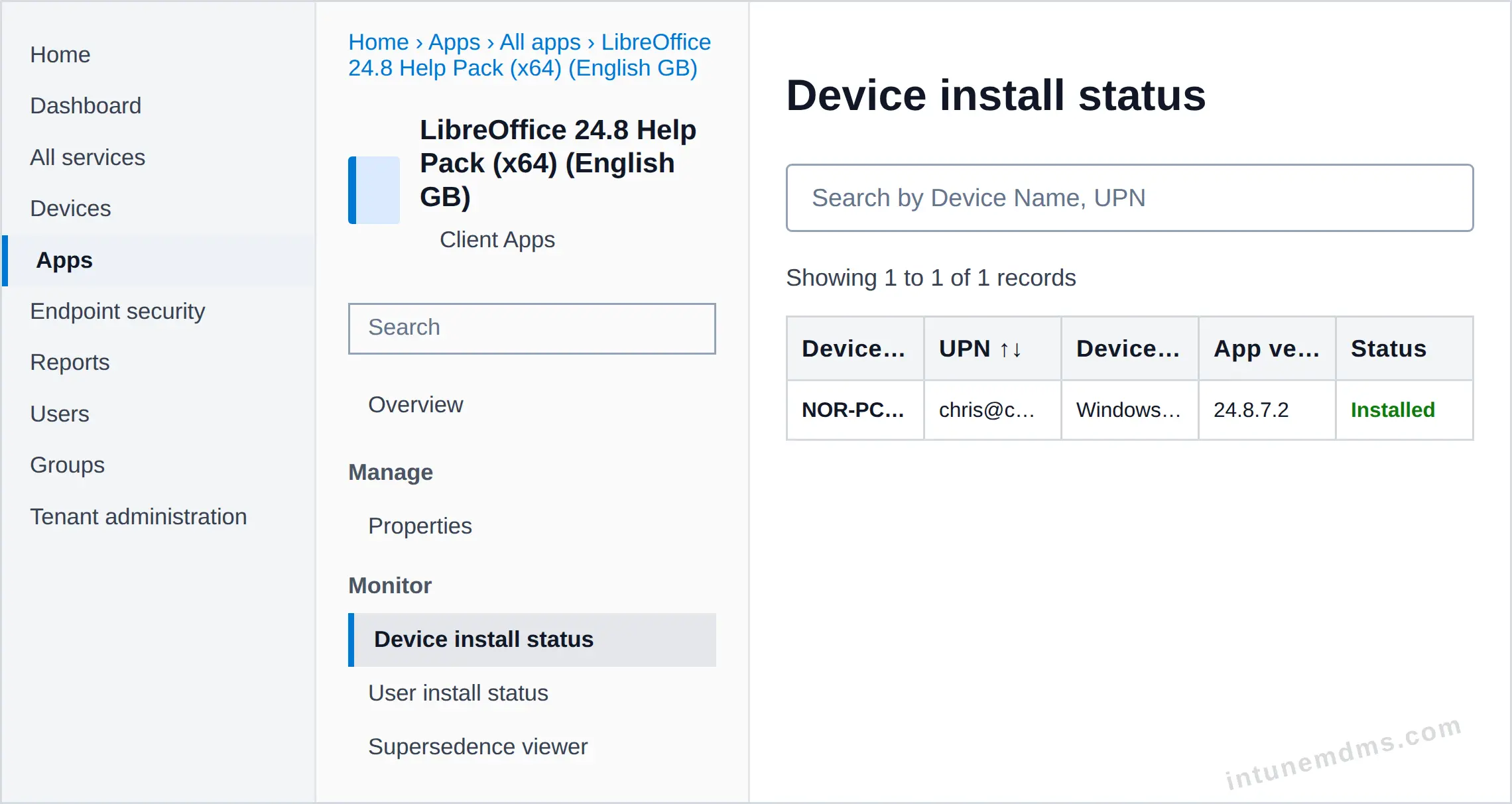 intunemdms-generated-tracking-device
