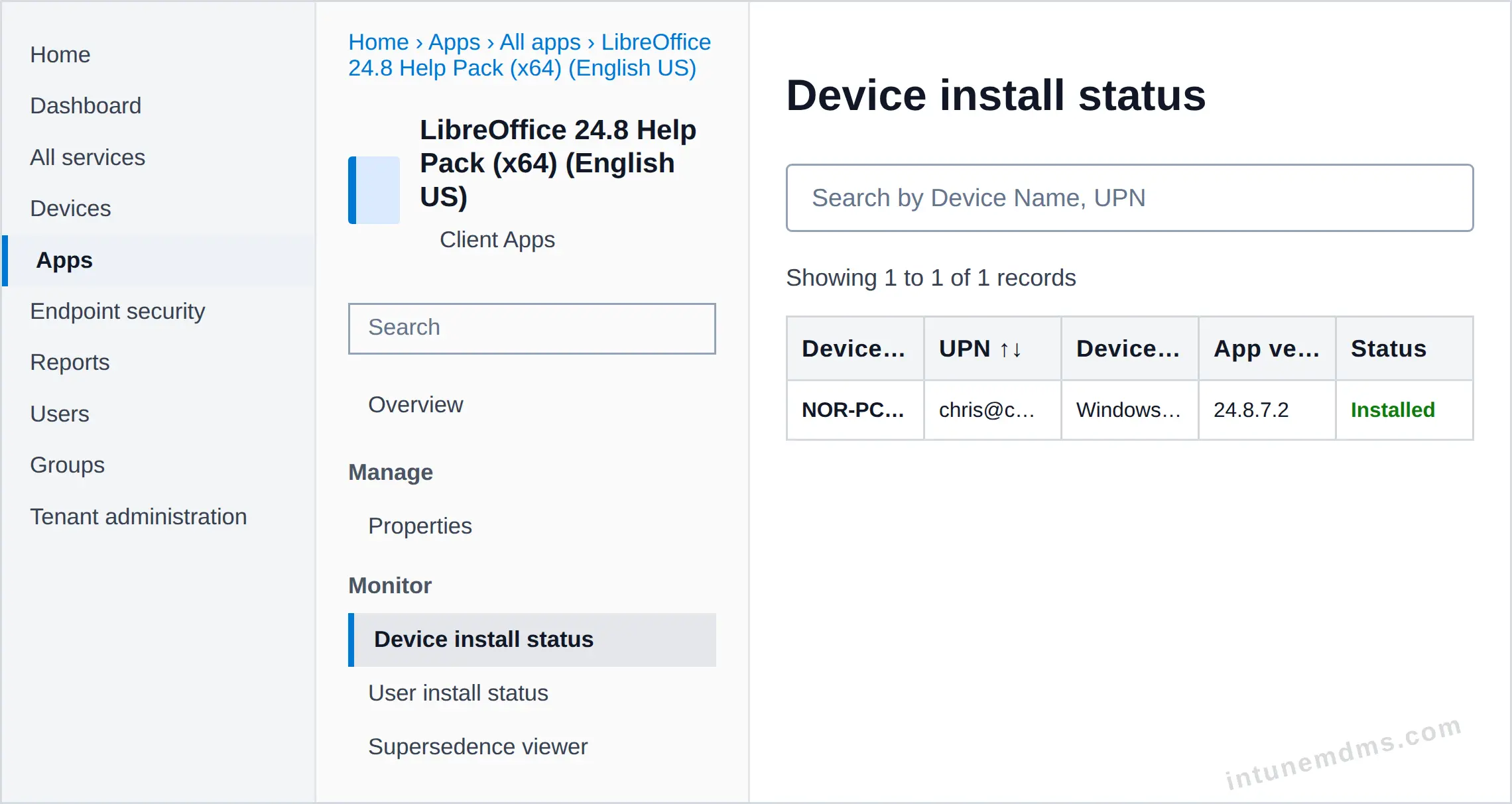 intunemdms-generated-tracking-device