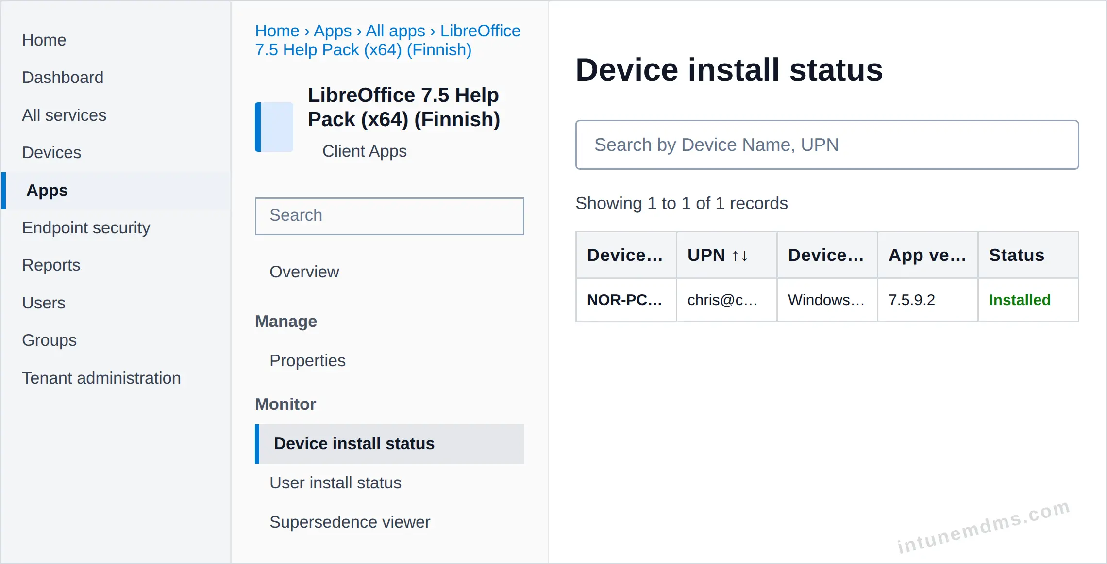 intunemdms-generated-tracking-device