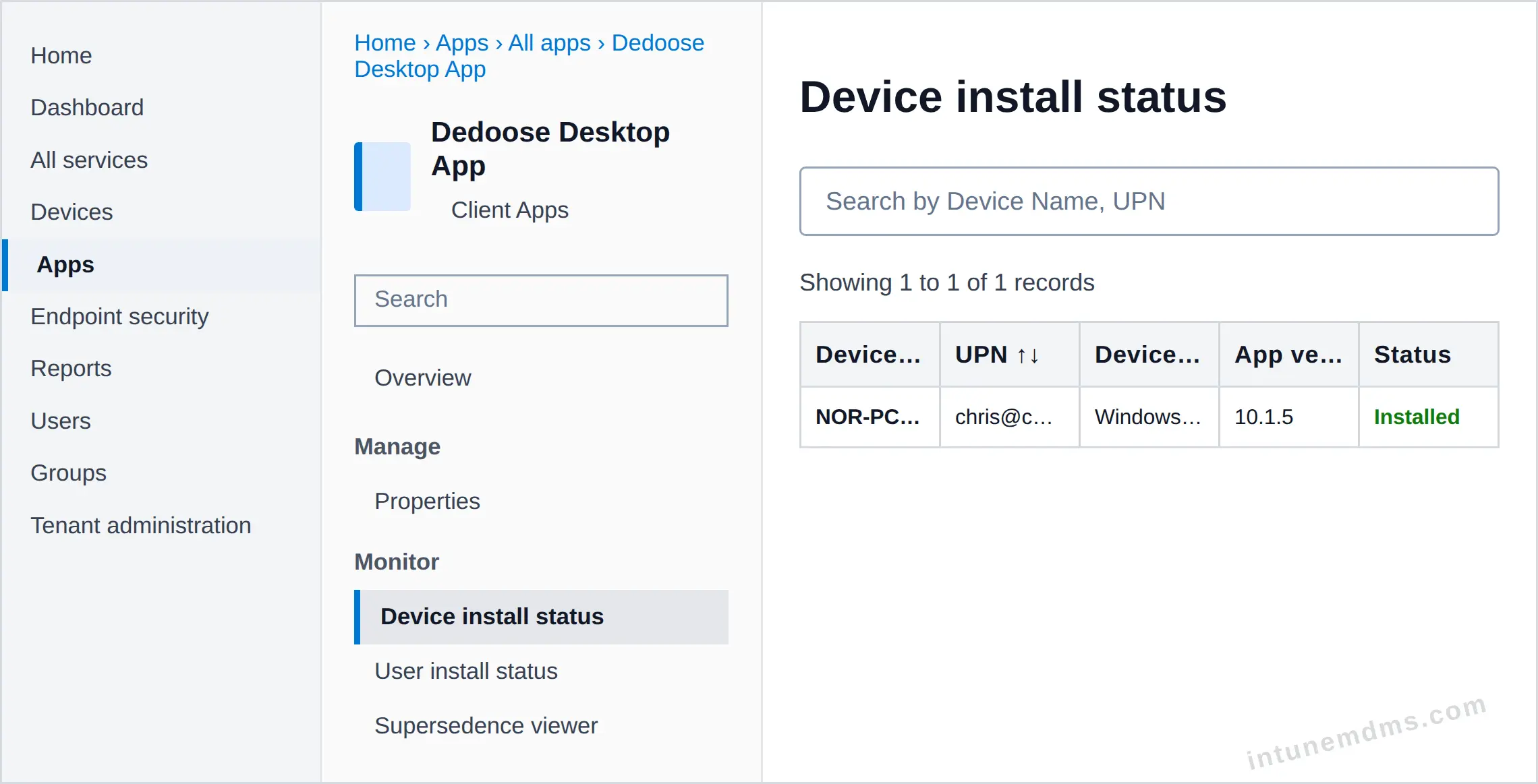 intunemdms-generated-tracking-device