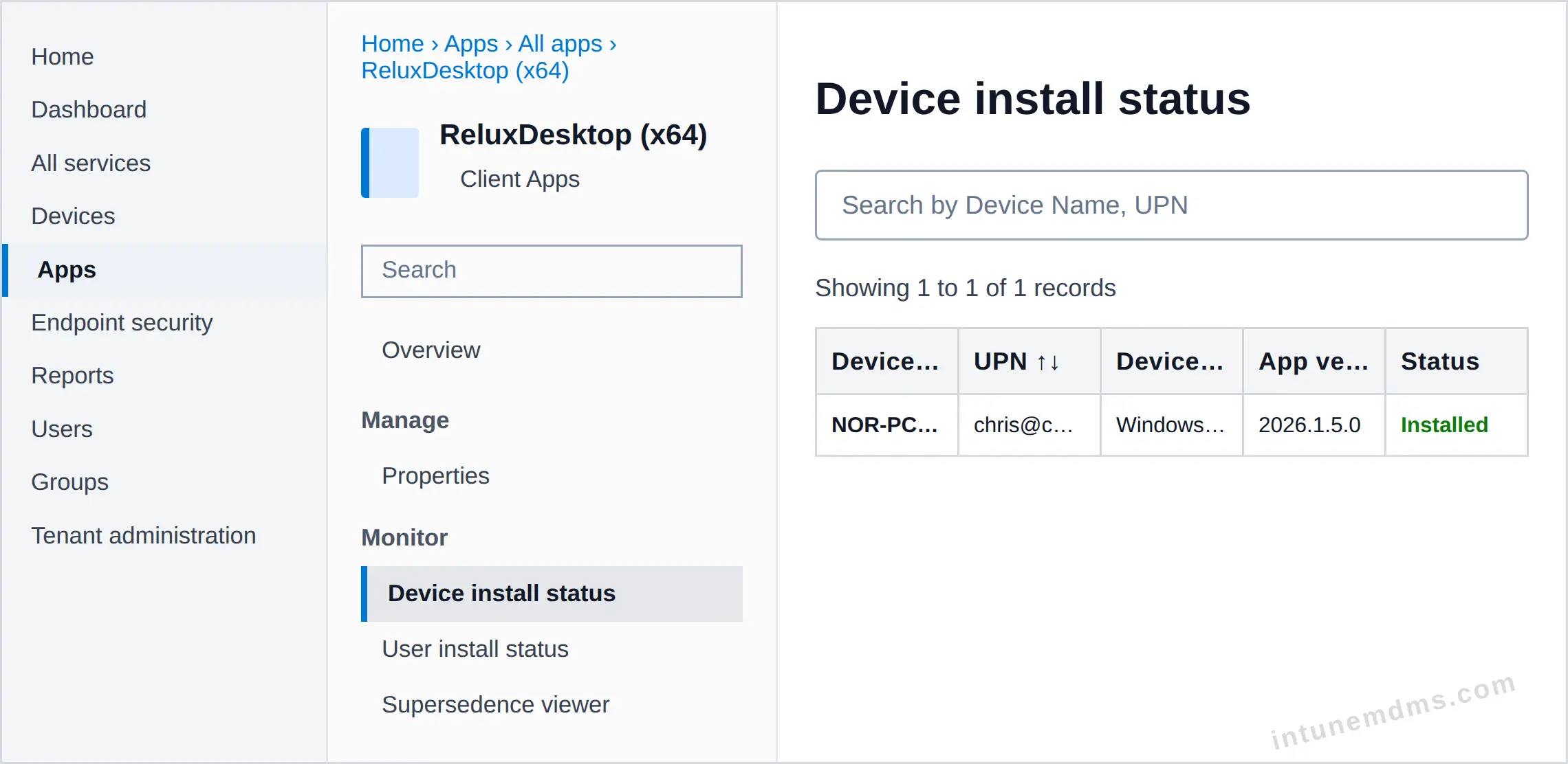 intunemdms-generated-tracking-device