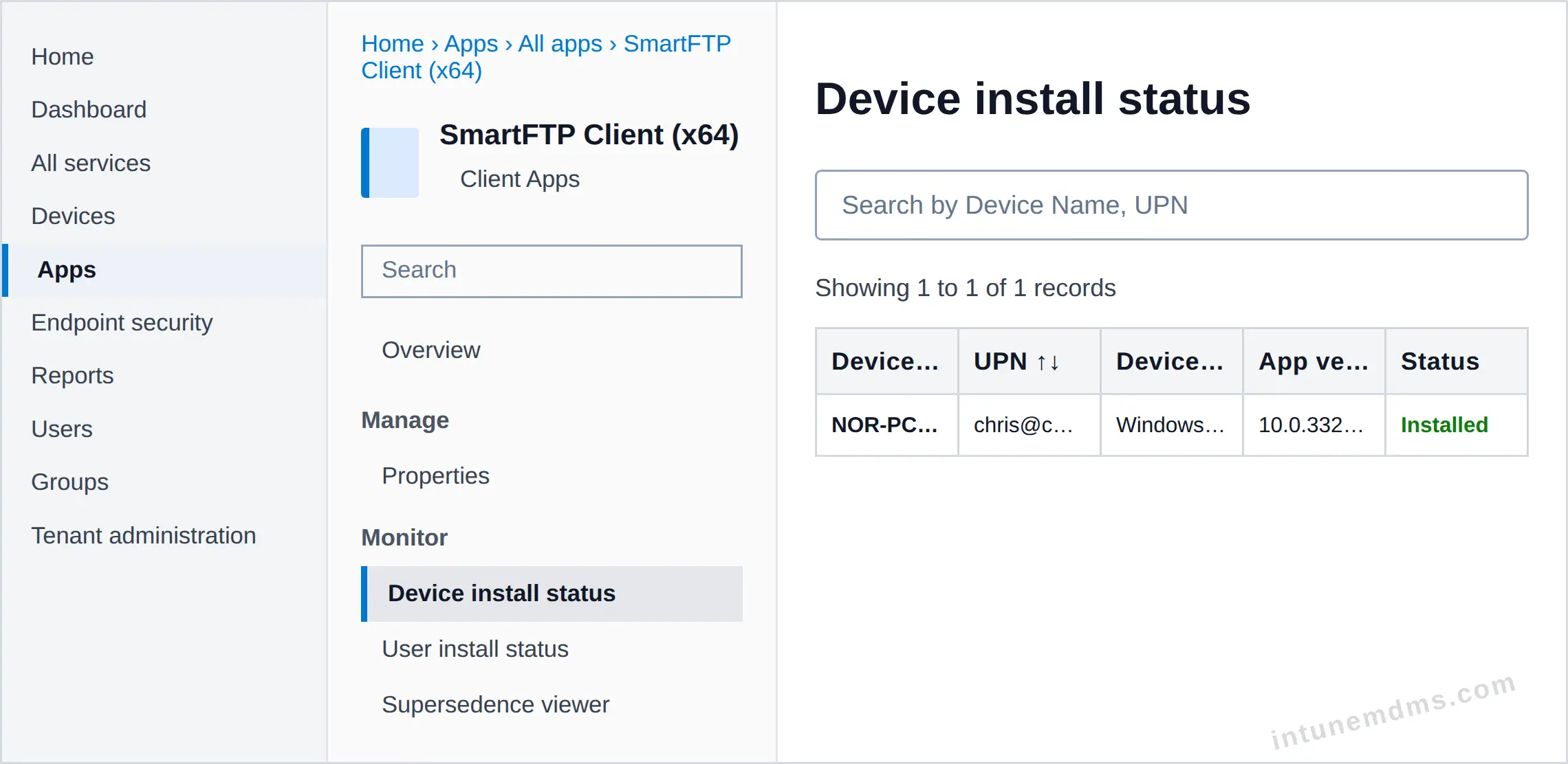 intunemdms-generated-tracking-device