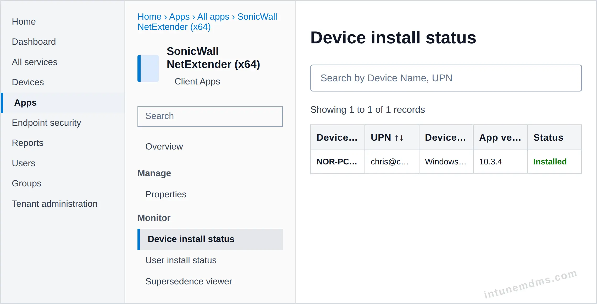 intunemdms-generated-tracking-device