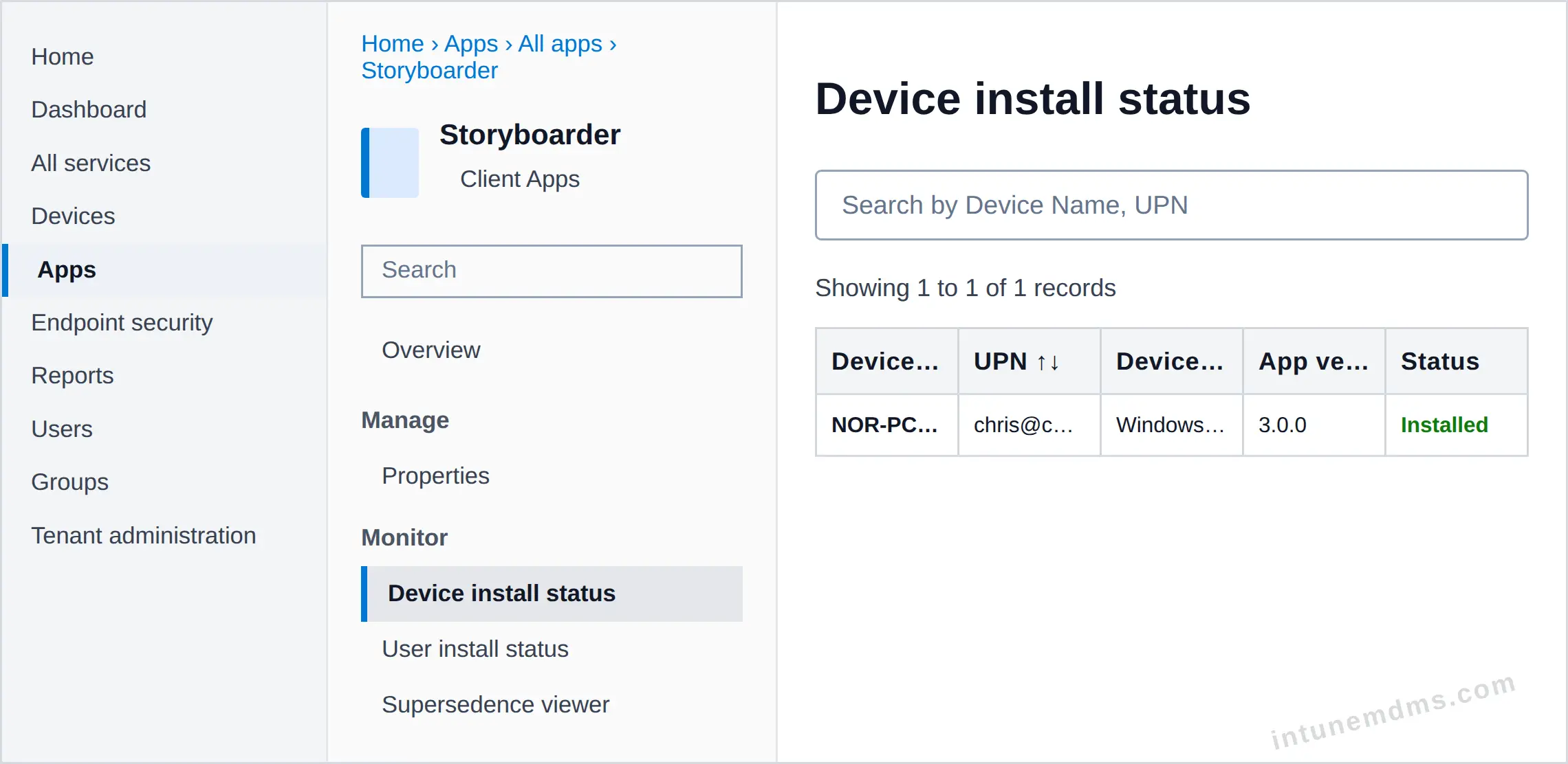 intunemdms-generated-tracking-device