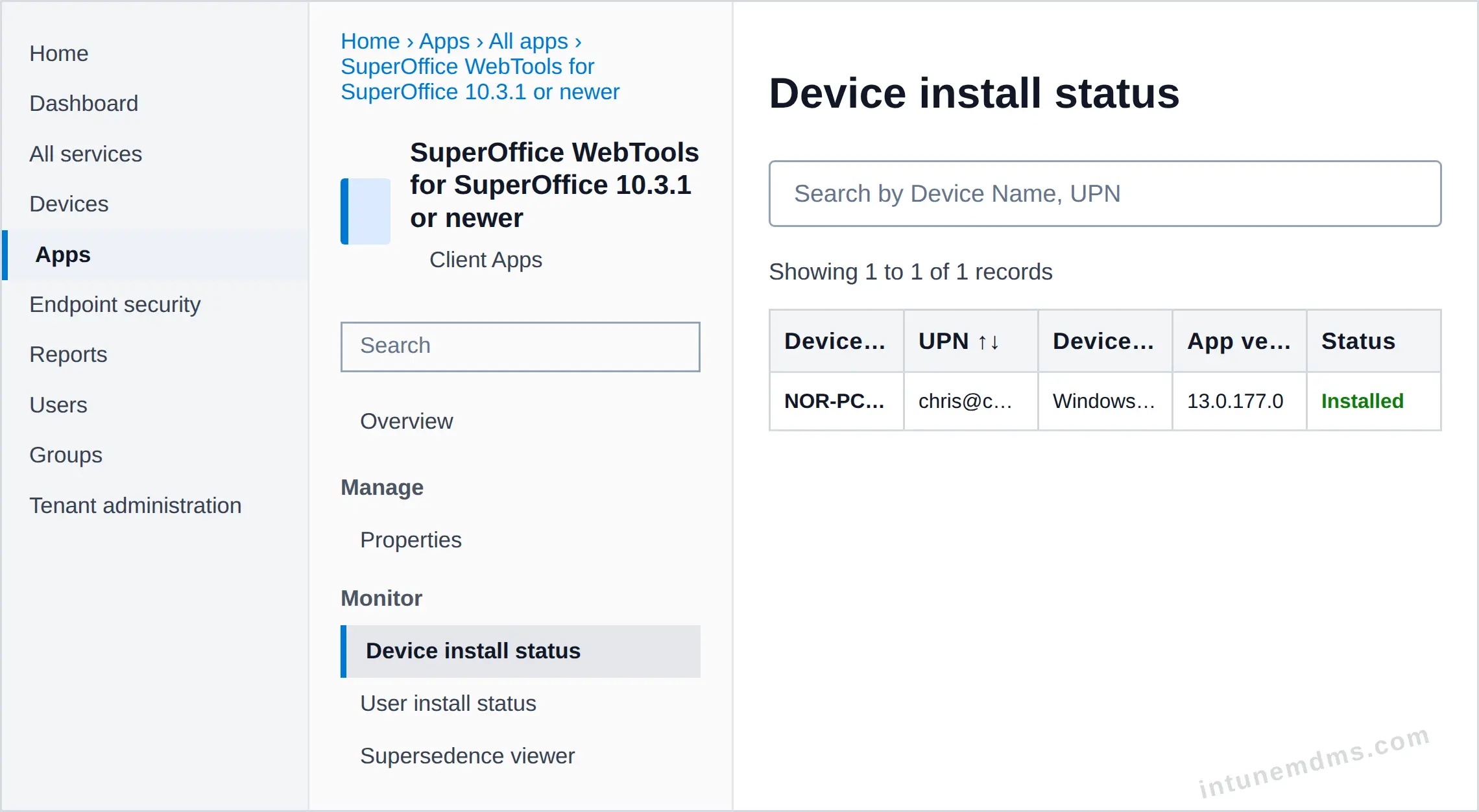 intunemdms-generated-tracking-device