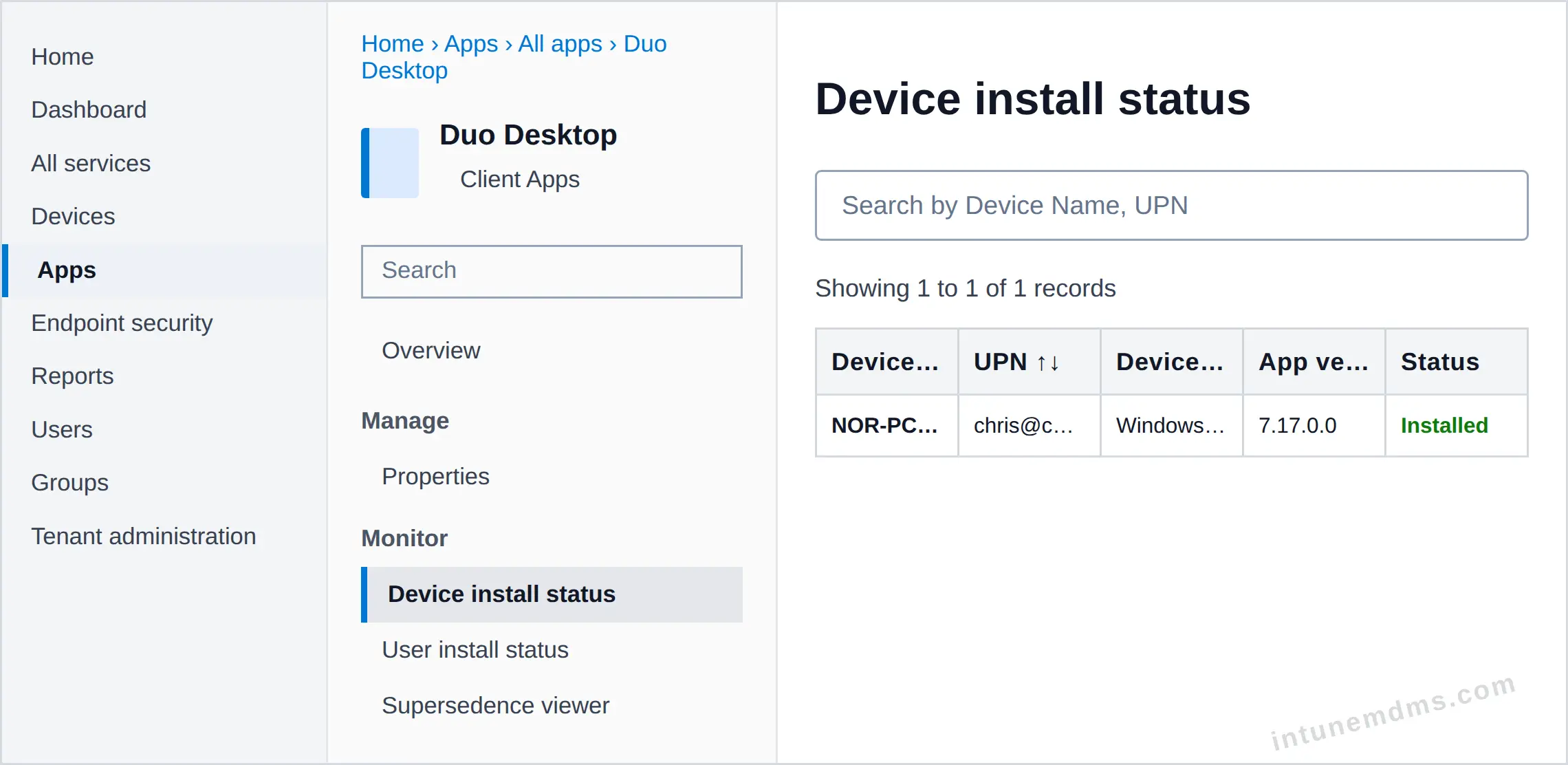 intunemdms-generated-tracking-device