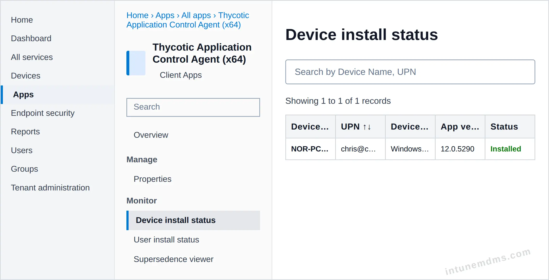 intunemdms-generated-tracking-device