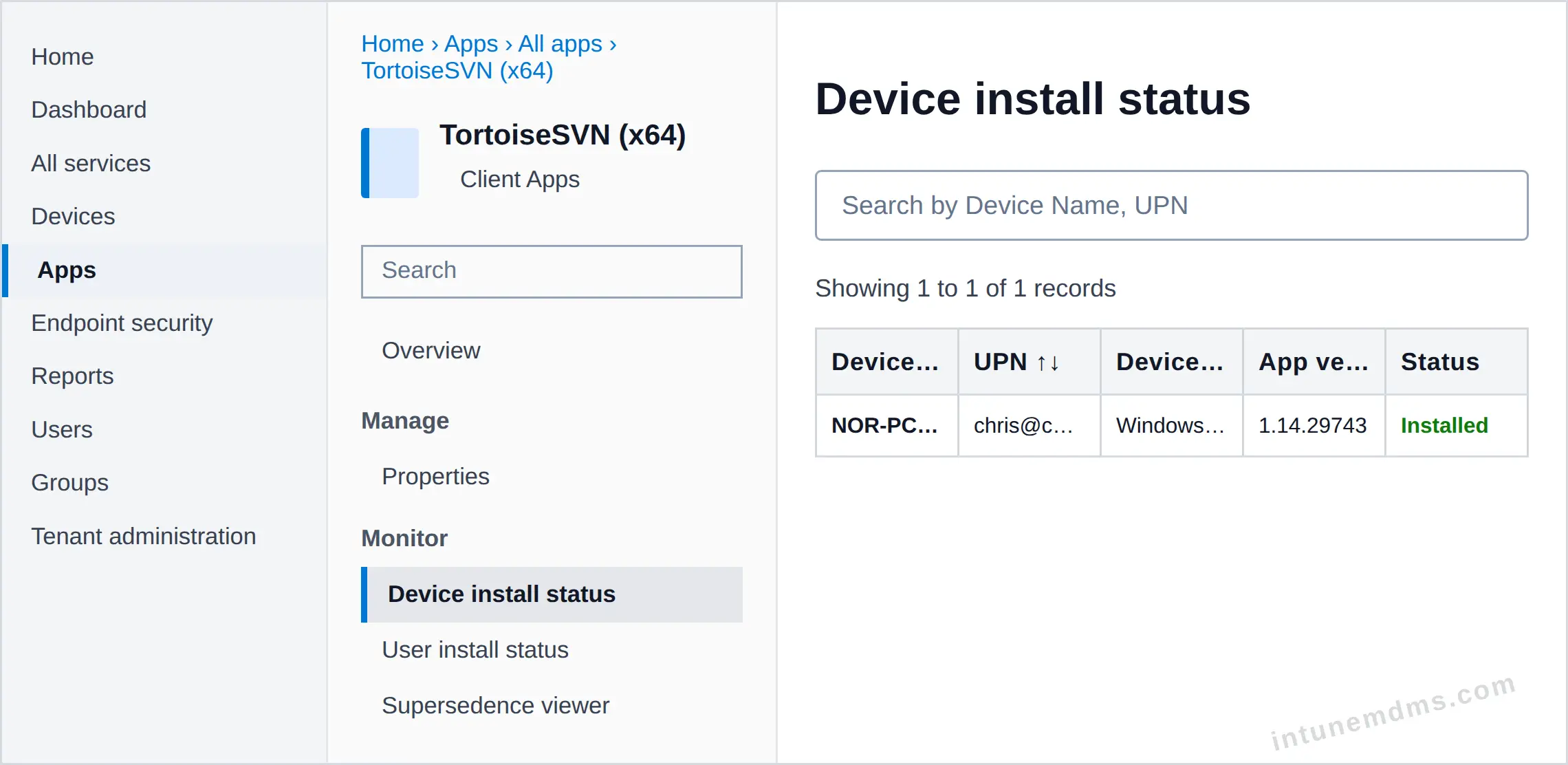 intunemdms-generated-tracking-device