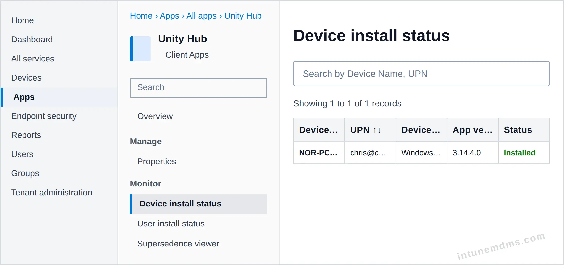 intunemdms-generated-tracking-device