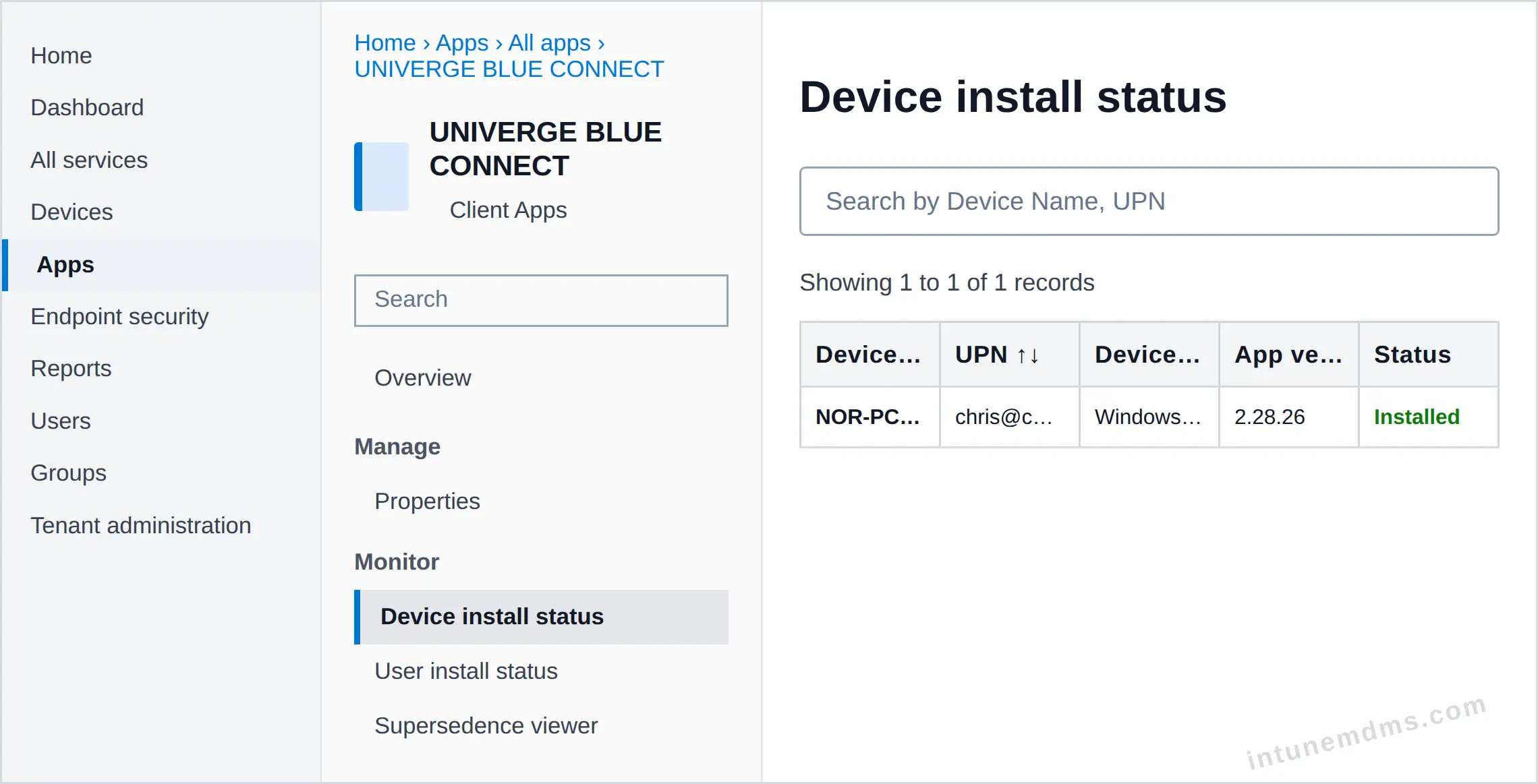 intunemdms-generated-tracking-device