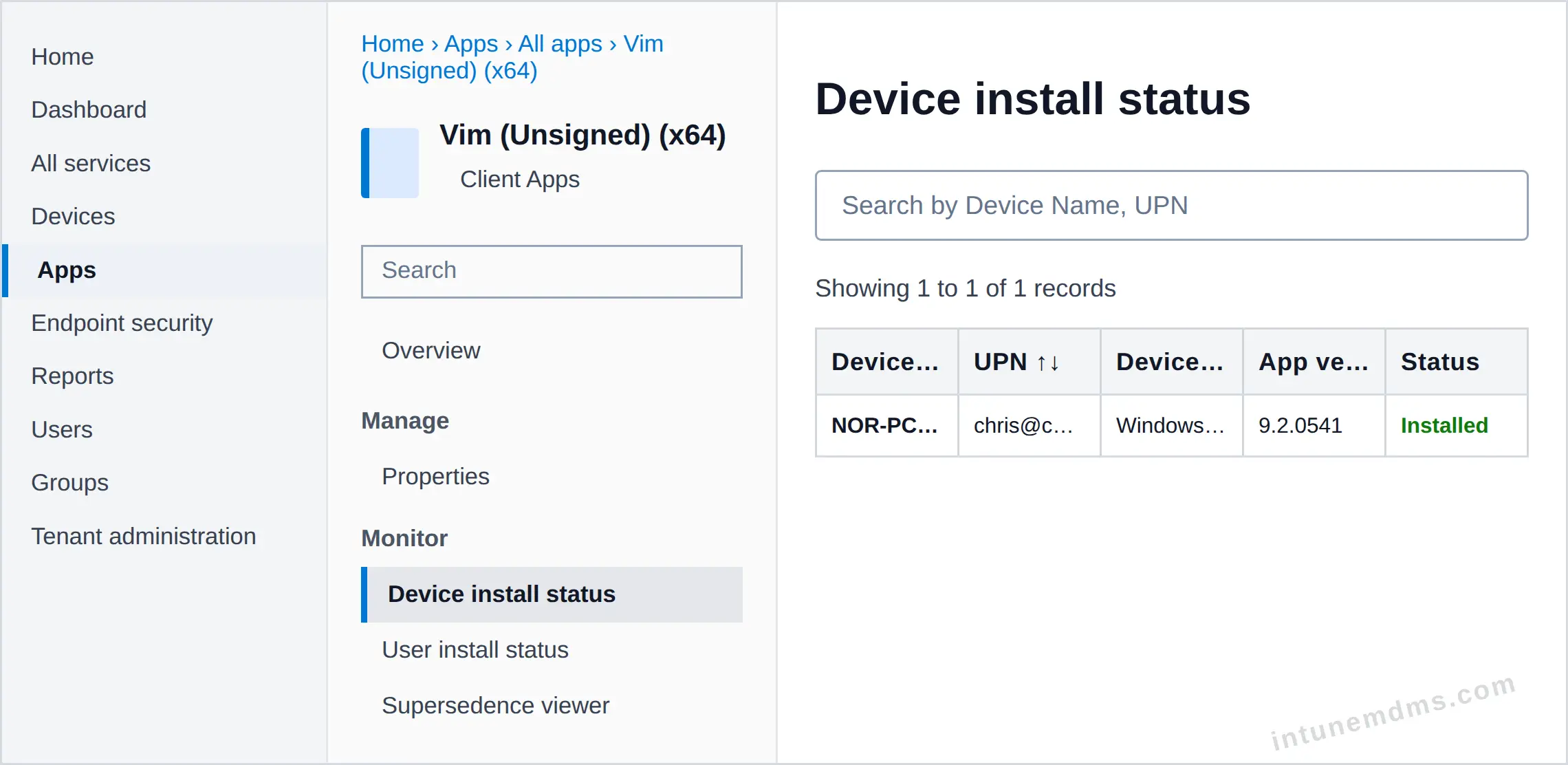 intunemdms-generated-tracking-device