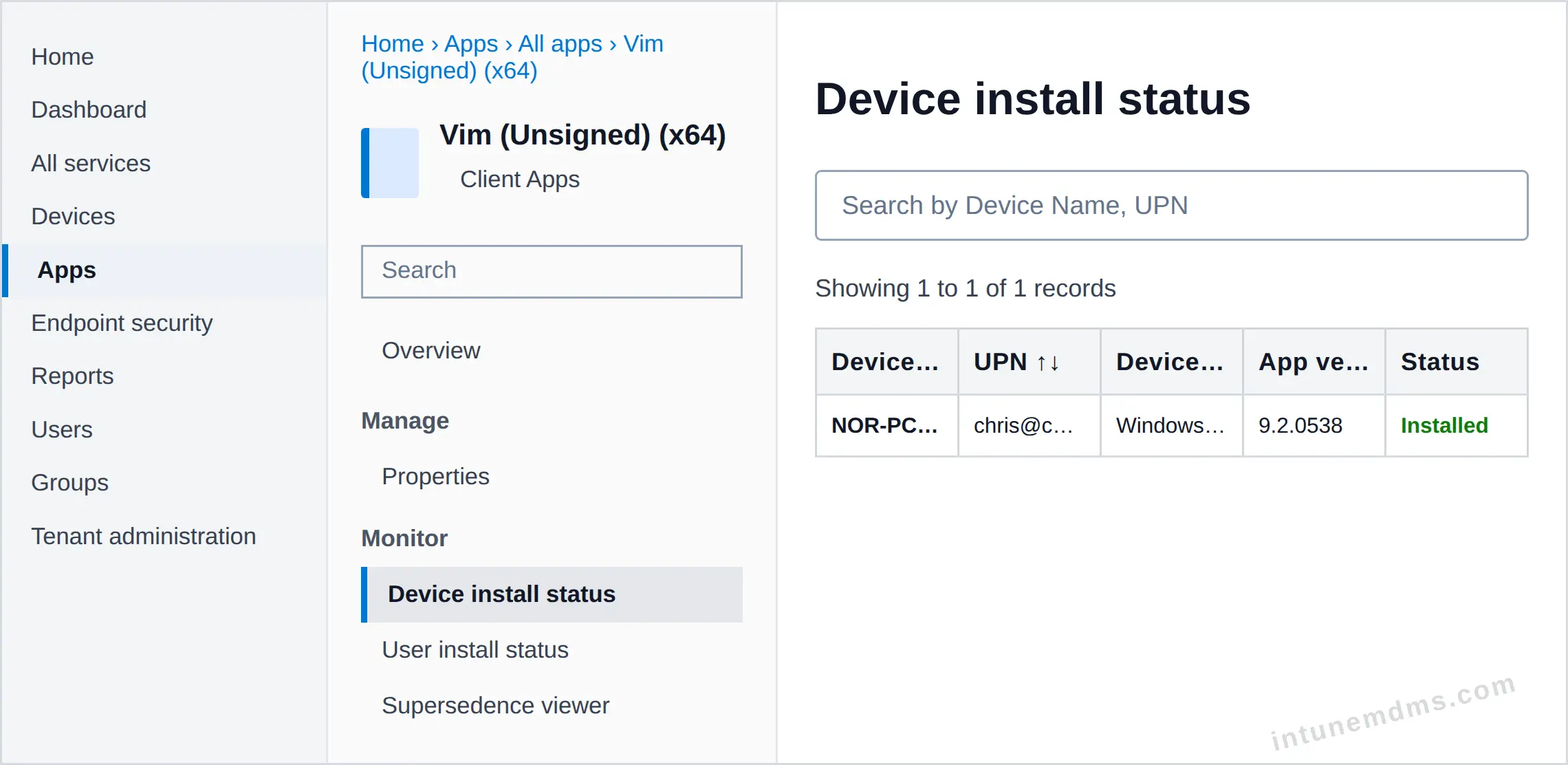 intunemdms-generated-tracking-device