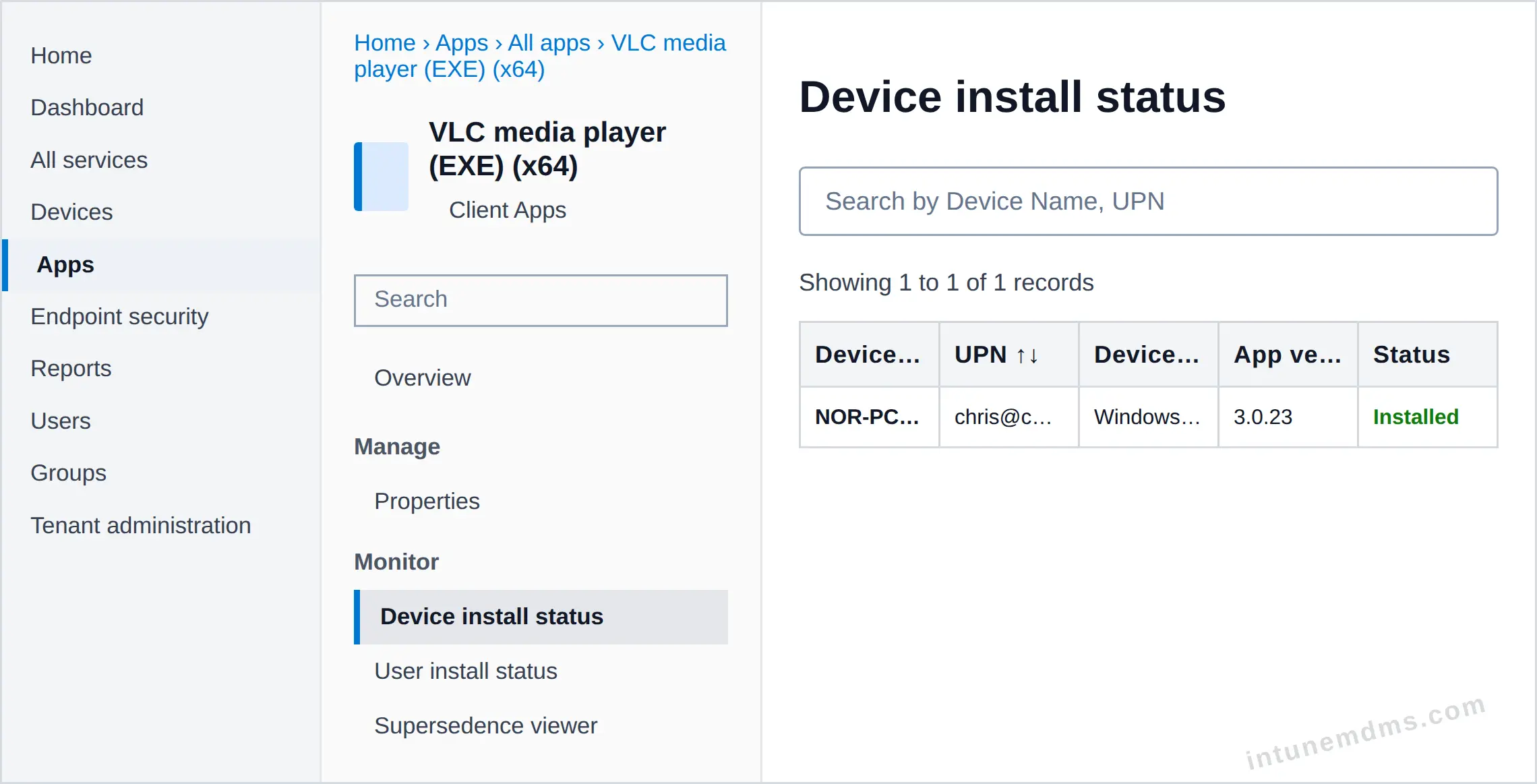 intunemdms-generated-tracking-device