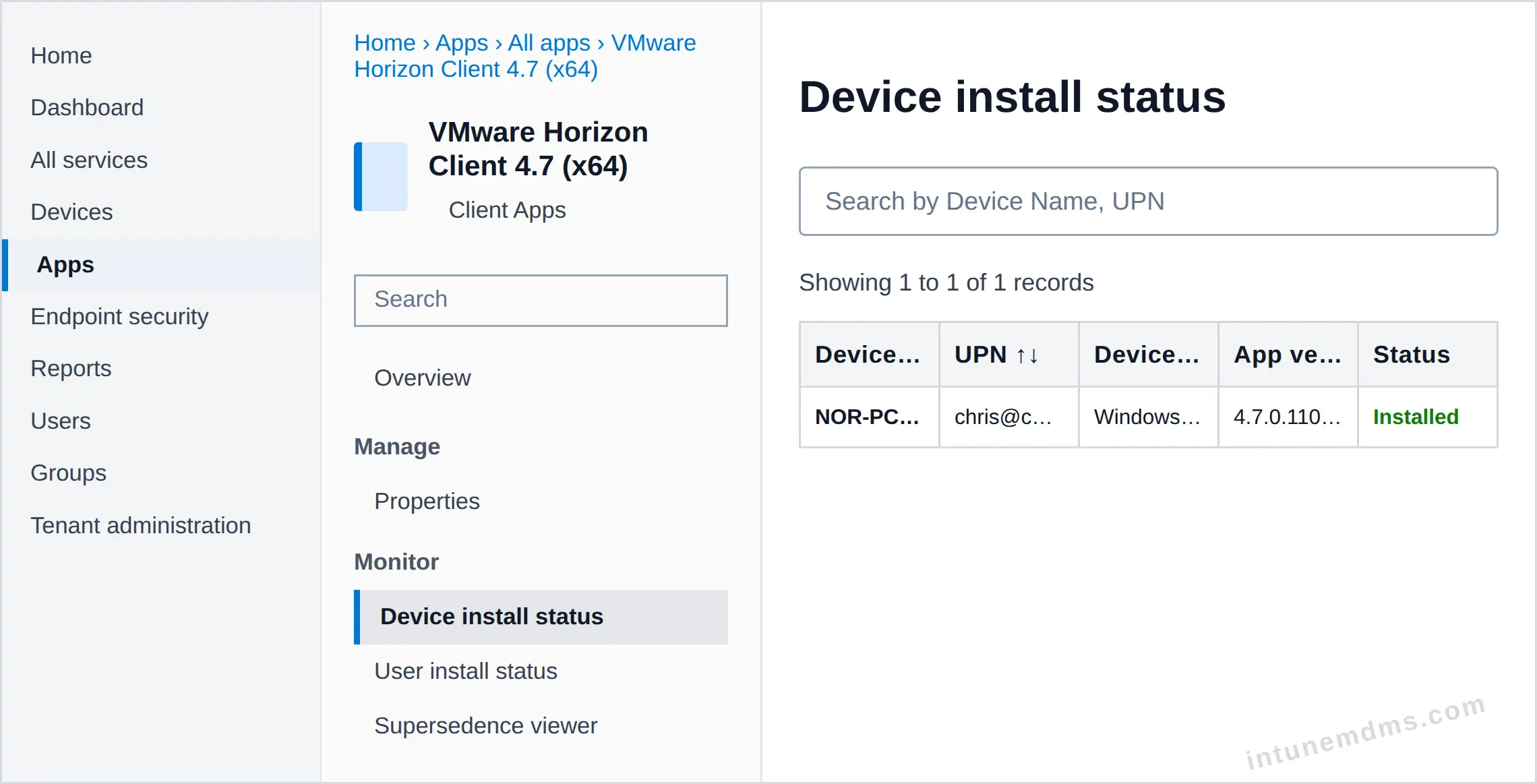 intunemdms-generated-tracking-device