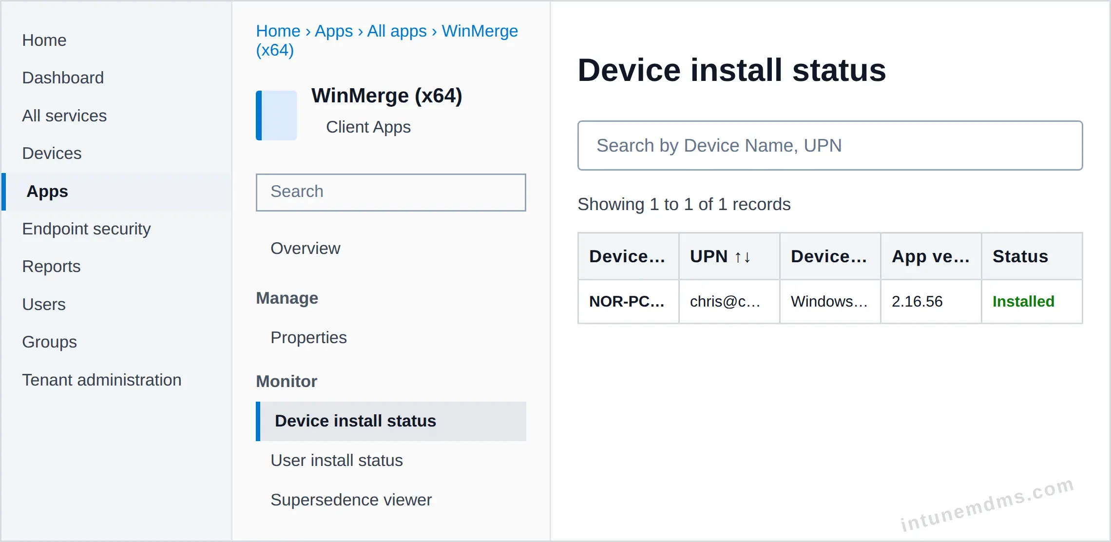 intunemdms-generated-tracking-device