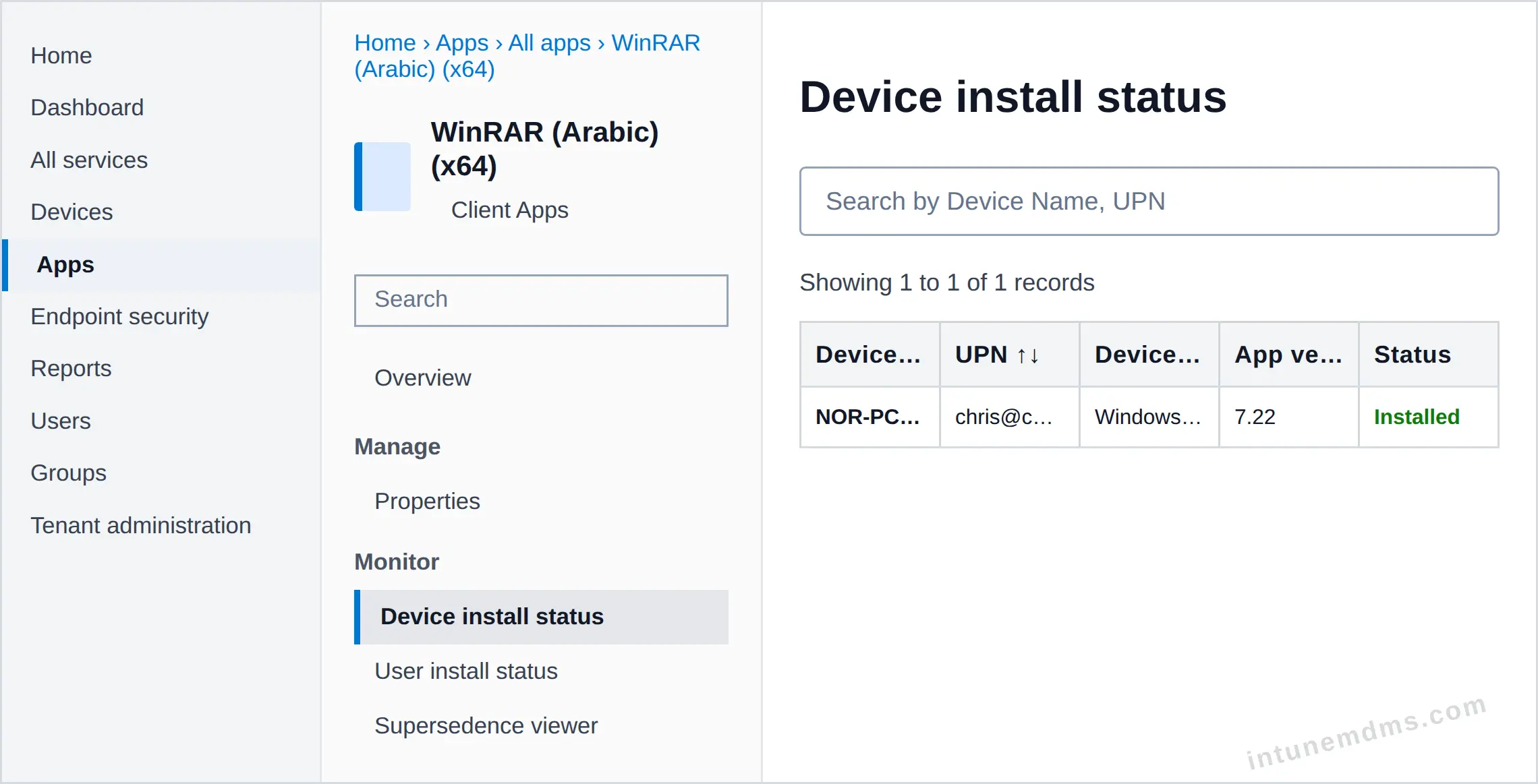 intunemdms-generated-tracking-device