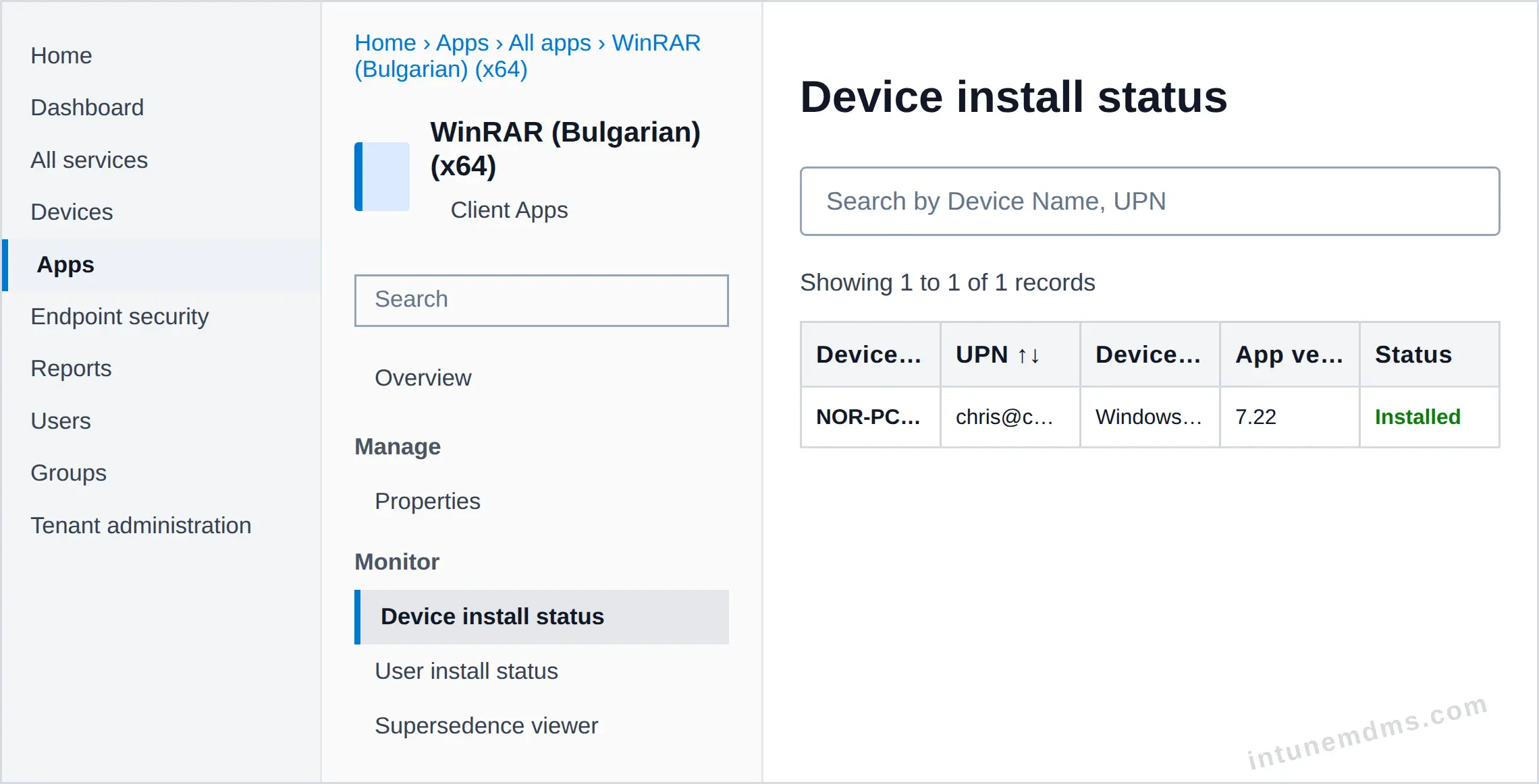 intunemdms-generated-tracking-device
