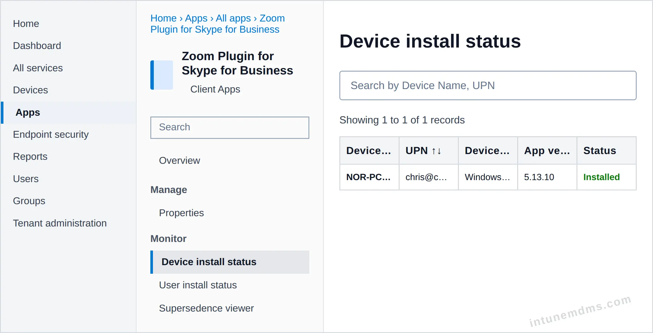 intunemdms-generated-tracking-device
