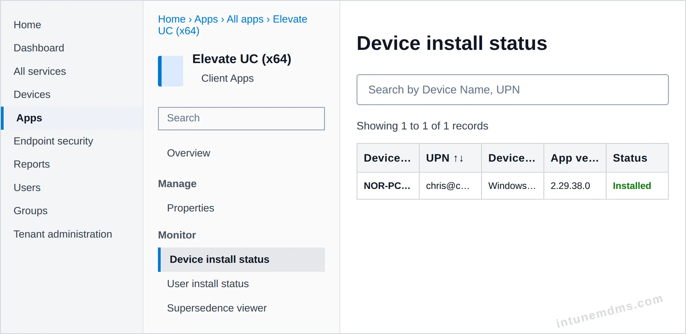 intunemdms-generated-tracking-device