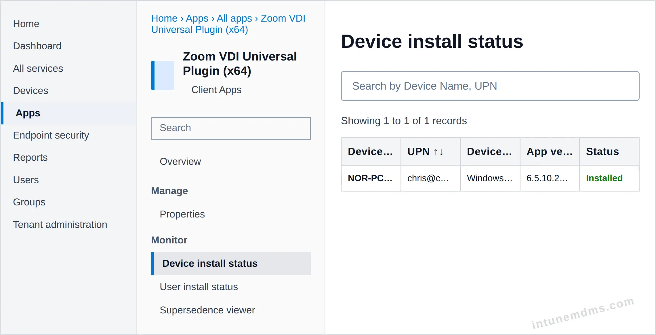 intunemdms-generated-tracking-device
