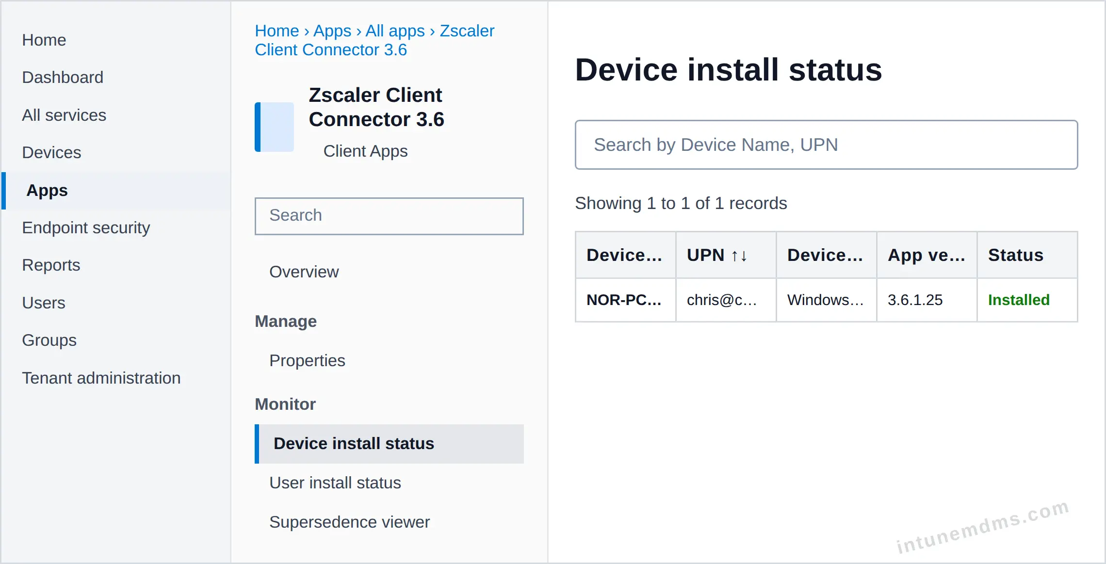 intunemdms-generated-tracking-device